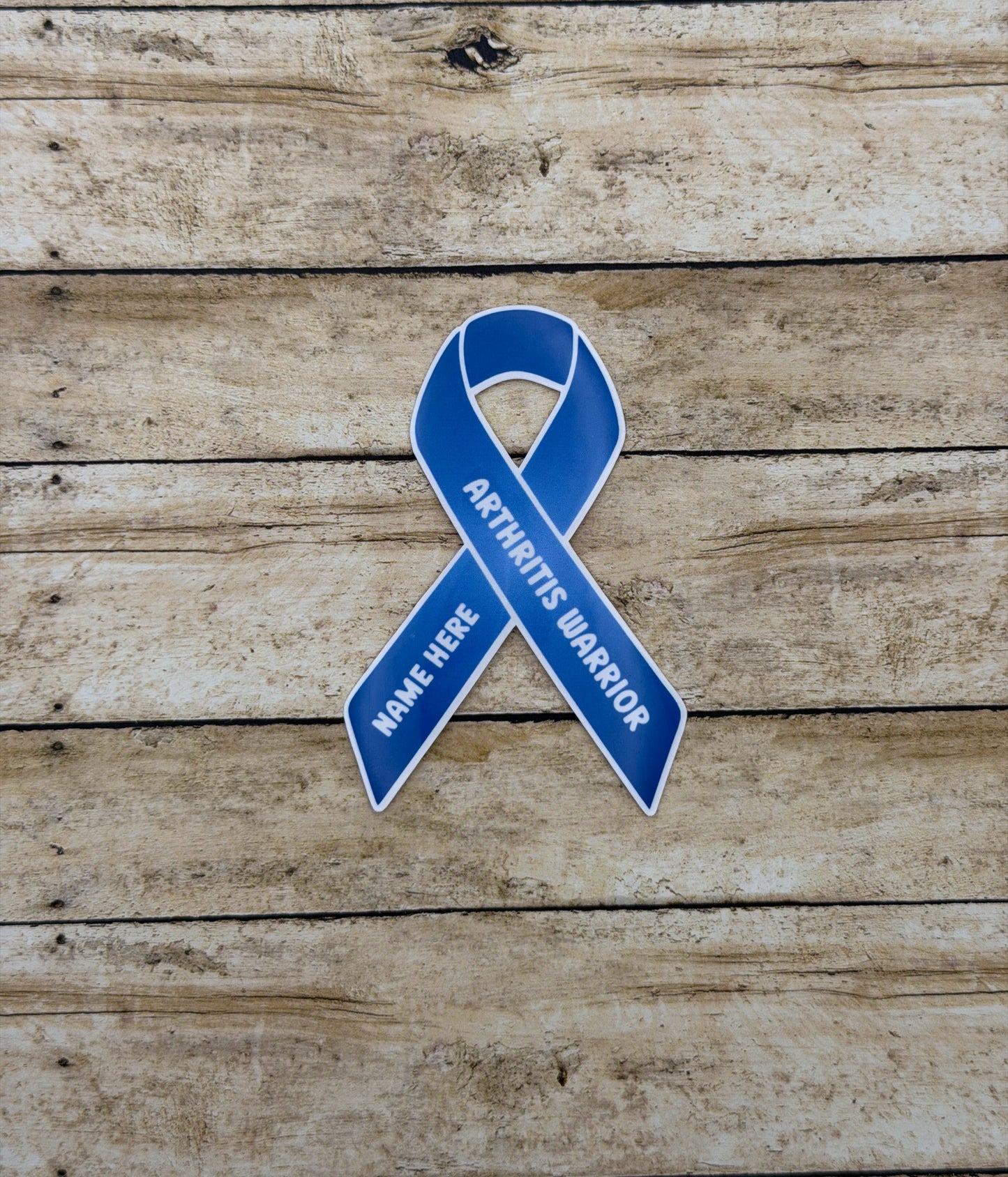 Arthritis Warrior Custom Ribbon Sticker or Magnet