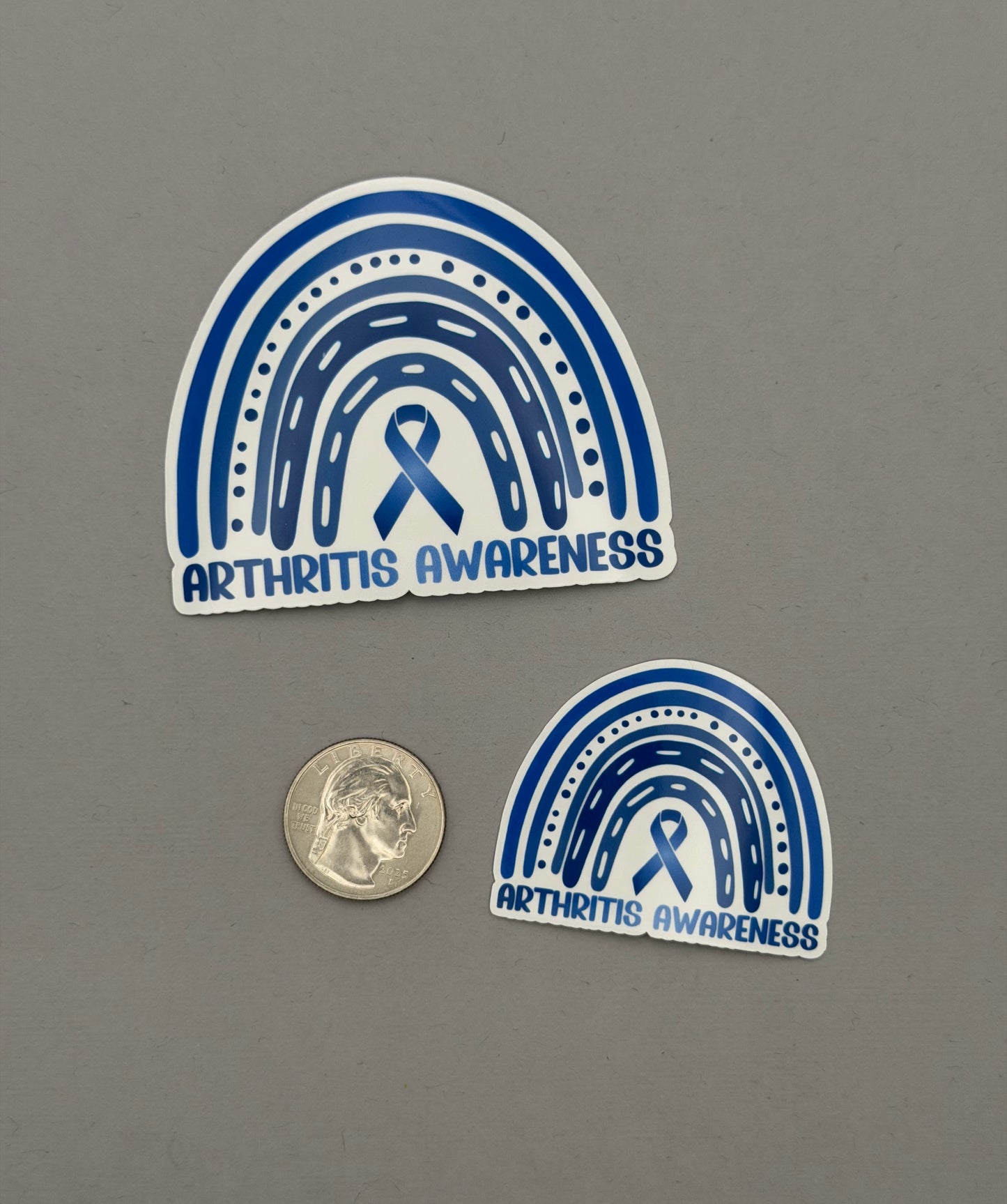 Arthritis Awareness Rainbow Sticker or Magnet