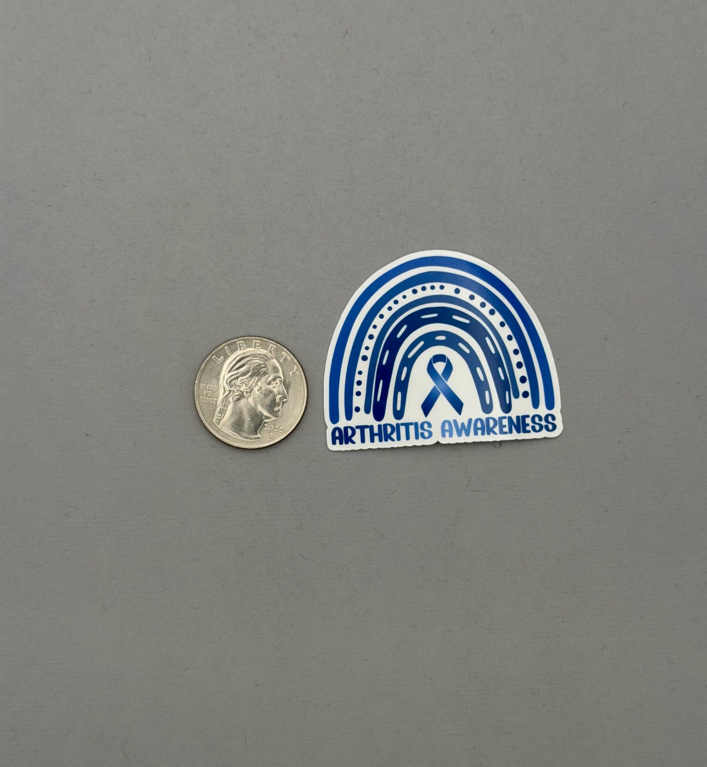 Arthritis Awareness Rainbow Sticker or Magnet