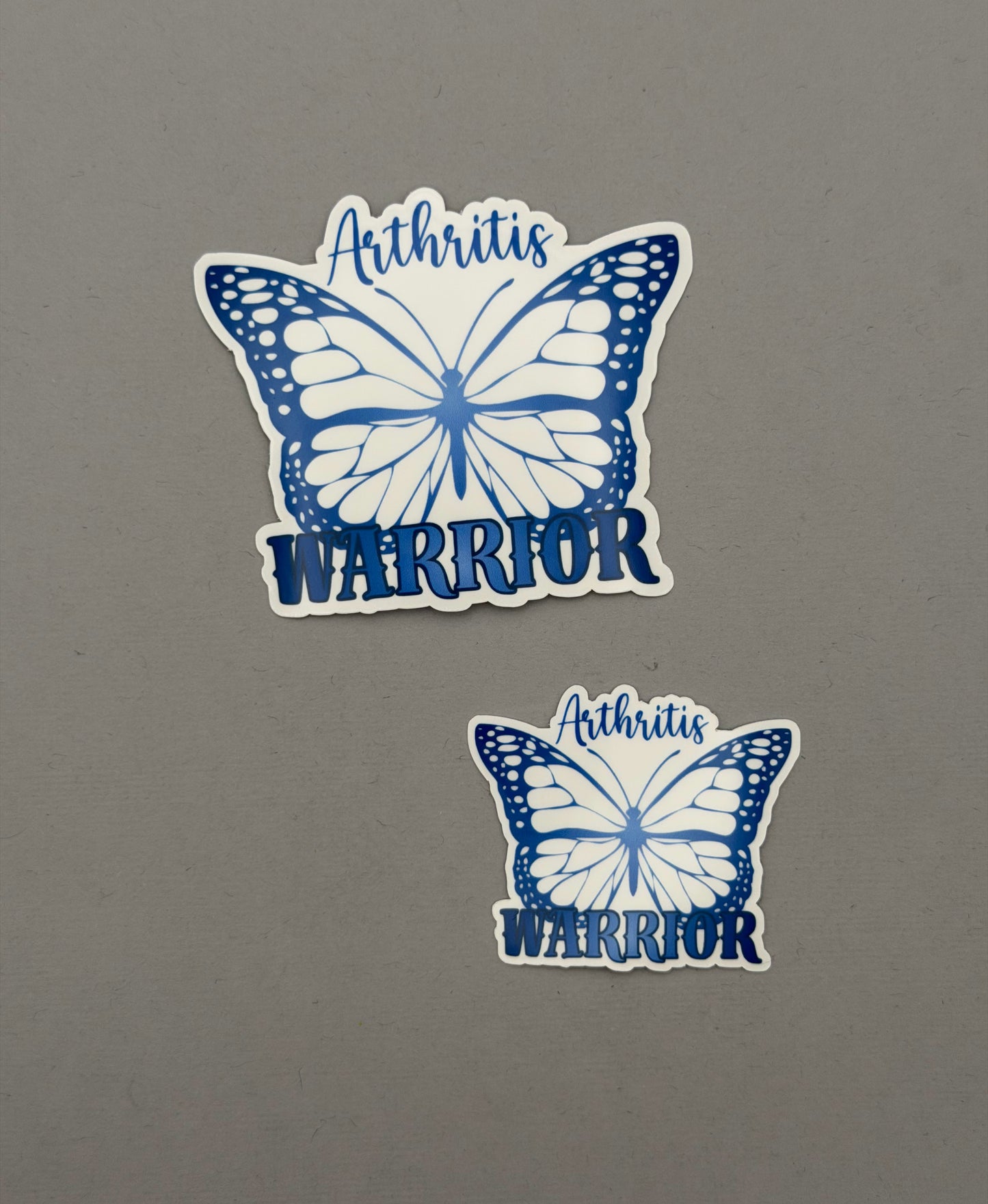 Arthritis Warrior Butterfly Sticker or Magnet
