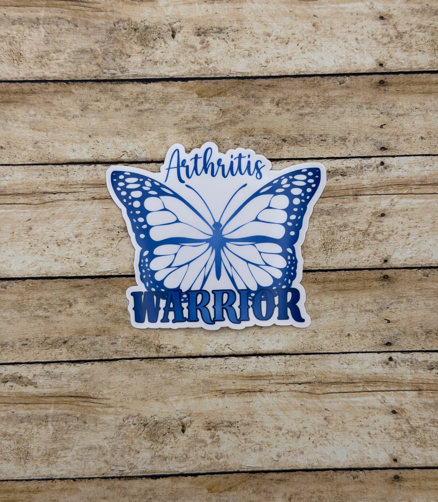 Arthritis Warrior Butterfly Sticker or Magnet