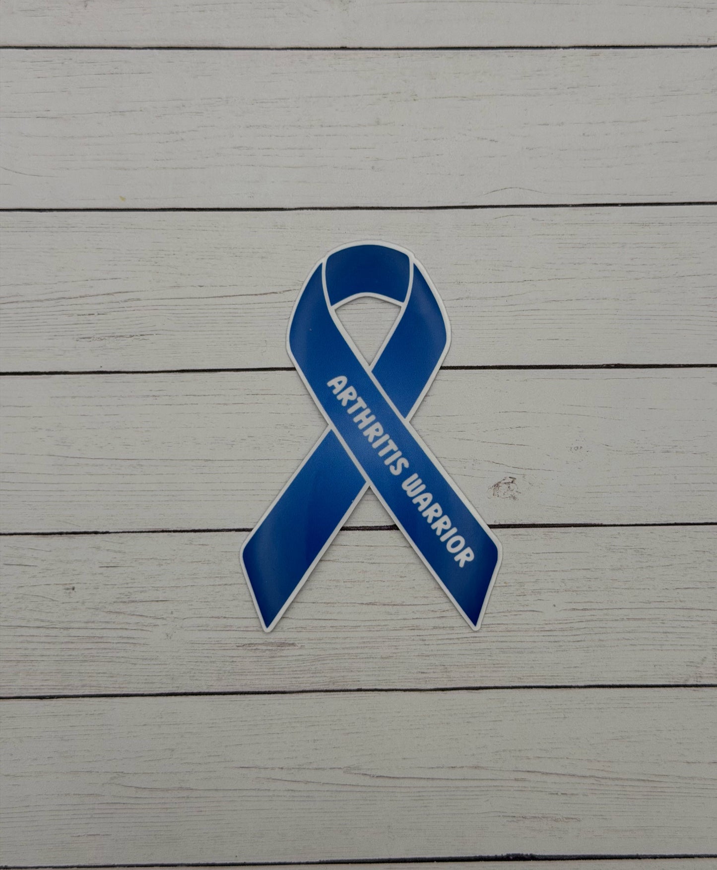 Arthritis Warrior Ribbon Sticker or Magnet