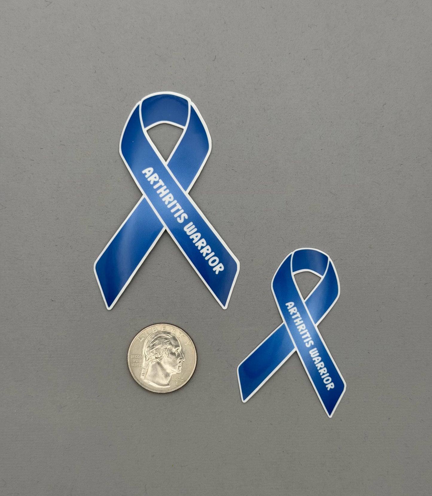 Arthritis Warrior Ribbon Sticker or Magnet
