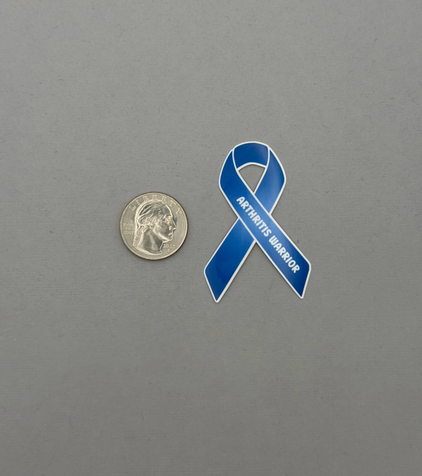 Arthritis Warrior Ribbon Sticker or Magnet
