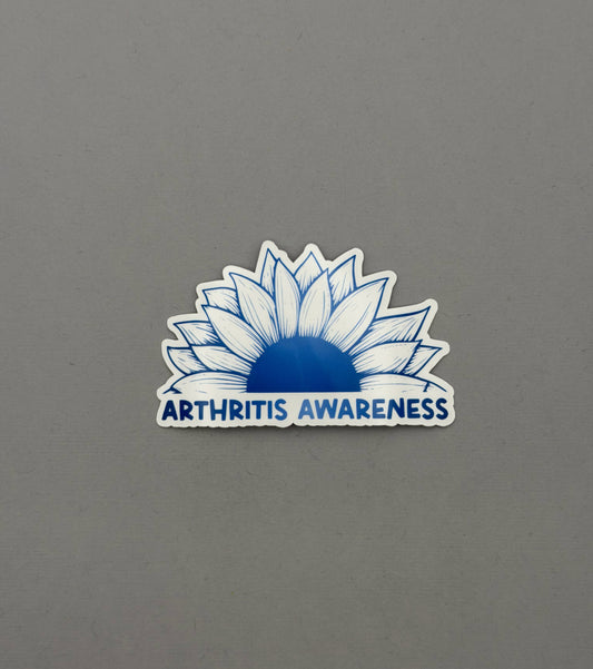 Arthritis Awareness Sunflower Sticker or Magnet
