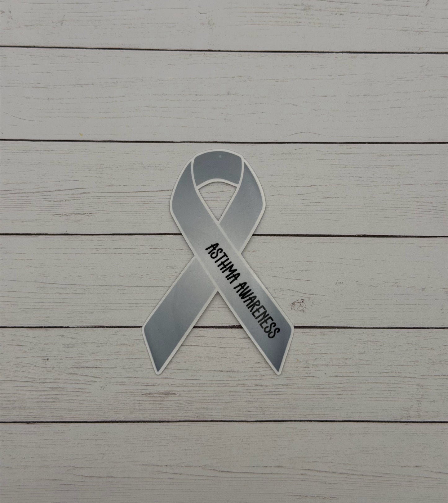 Asthma Awareness Ribbon Sticker or Magnet
