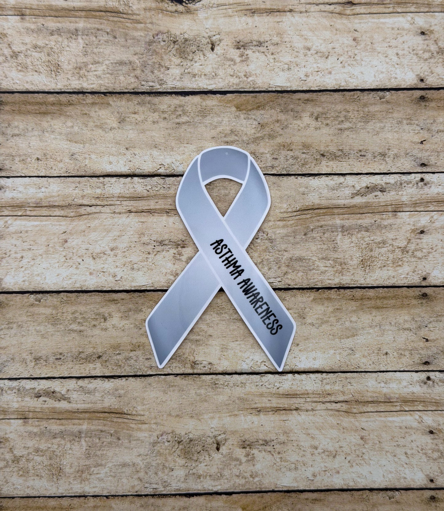 Asthma Awareness Ribbon Sticker or Magnet