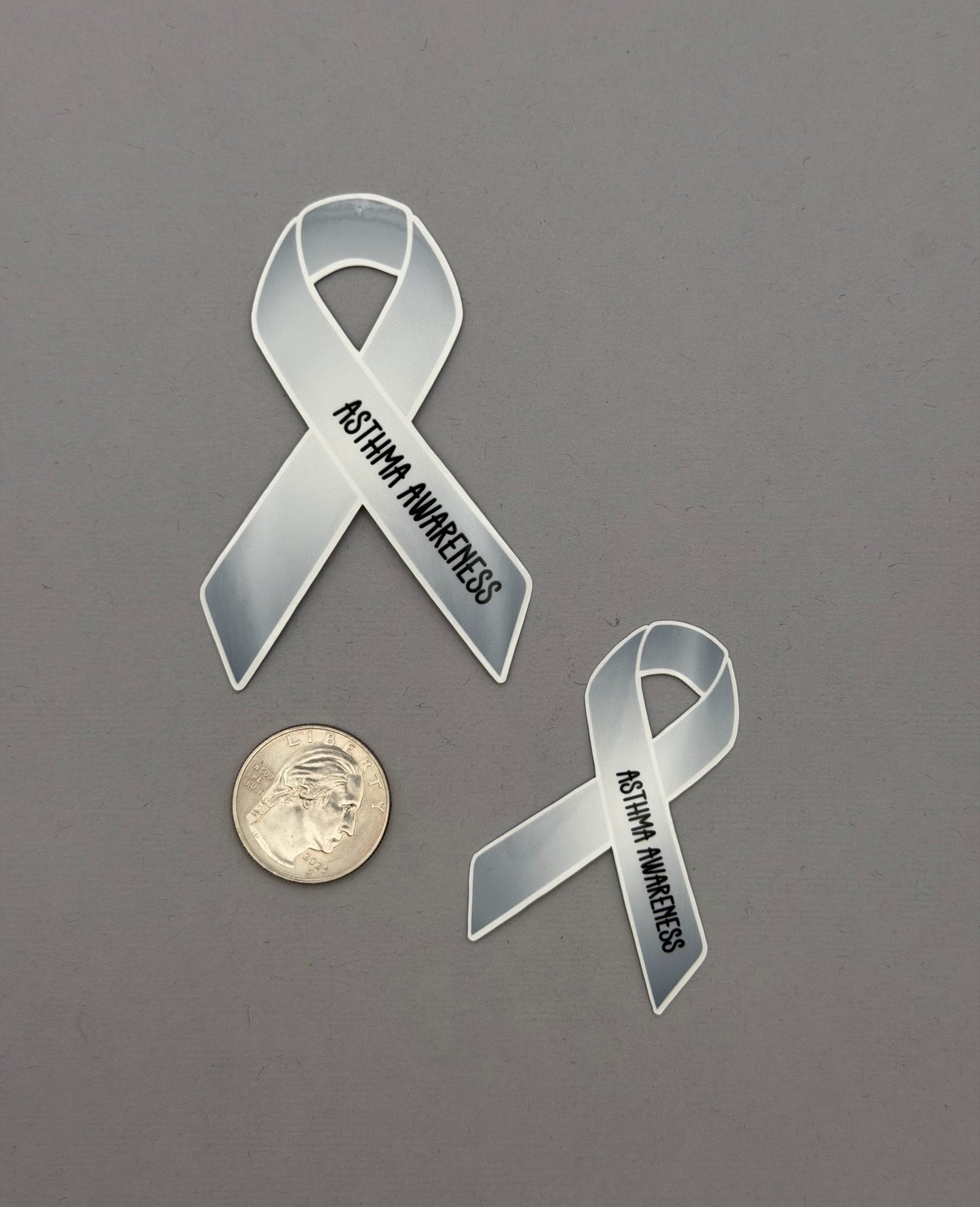 Asthma Awareness Ribbon Sticker or Magnet