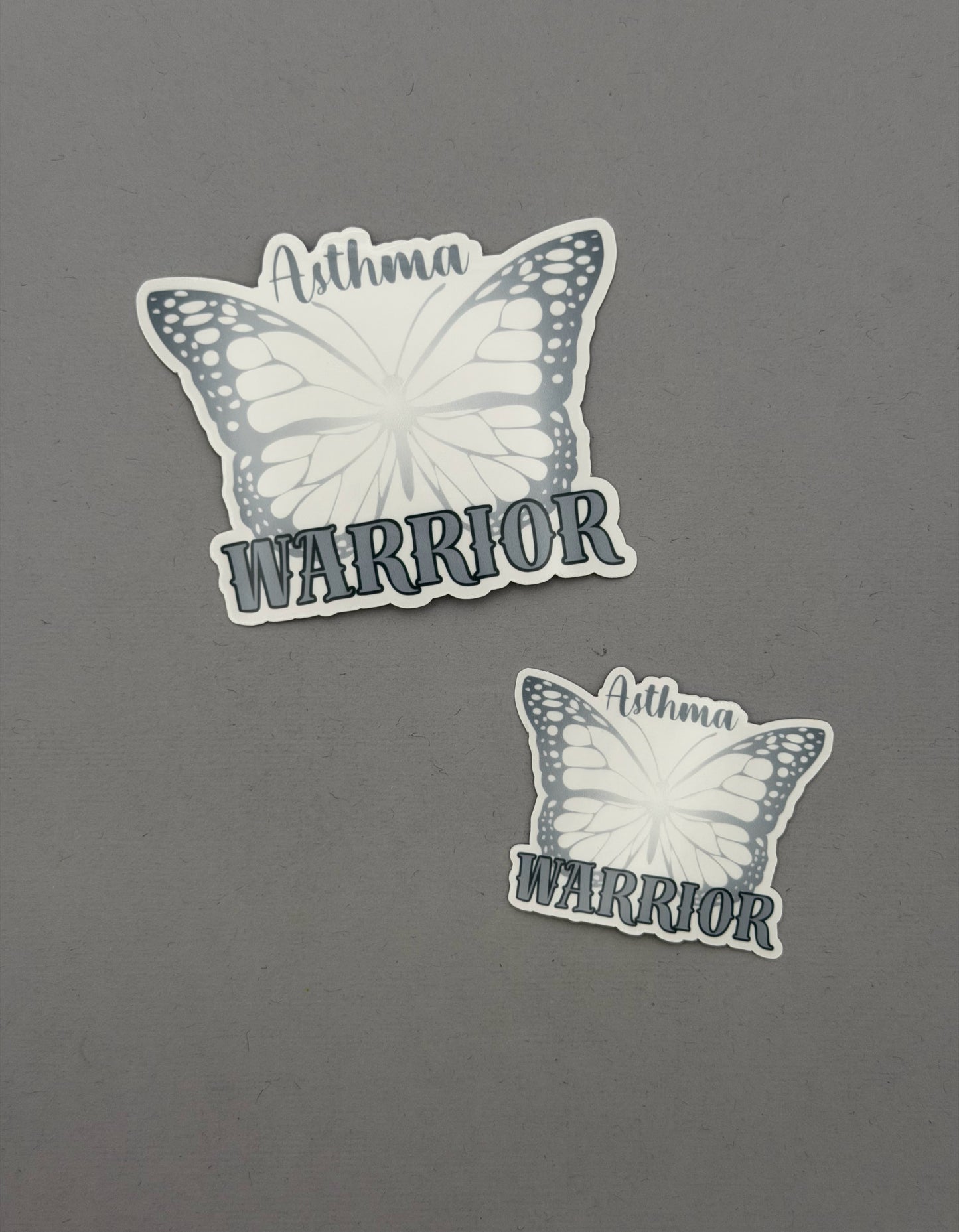 Asthma Warrior Butterfly Sticker or Magnet