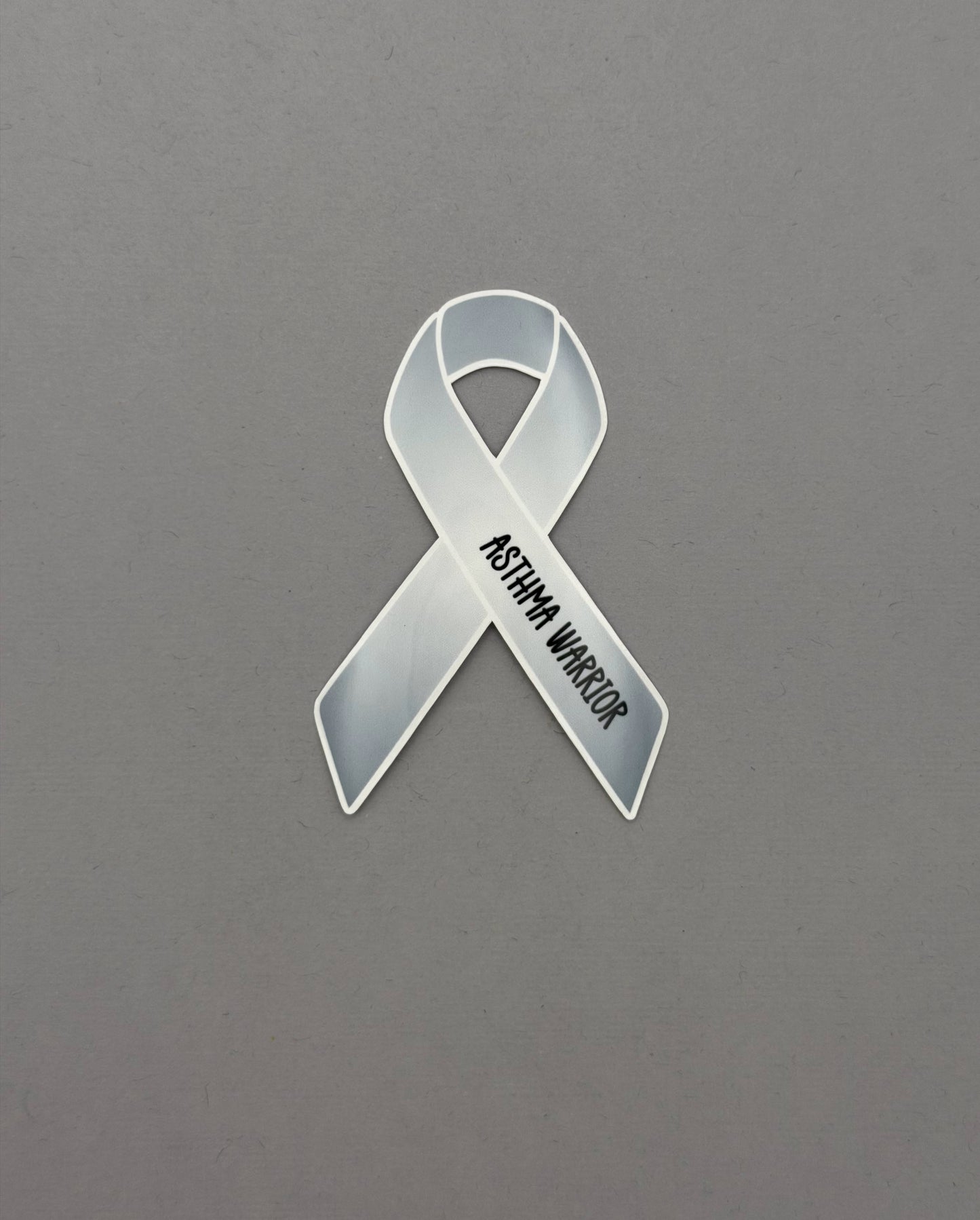 Asthma Warrior Ribbon Sticker or Magnet
