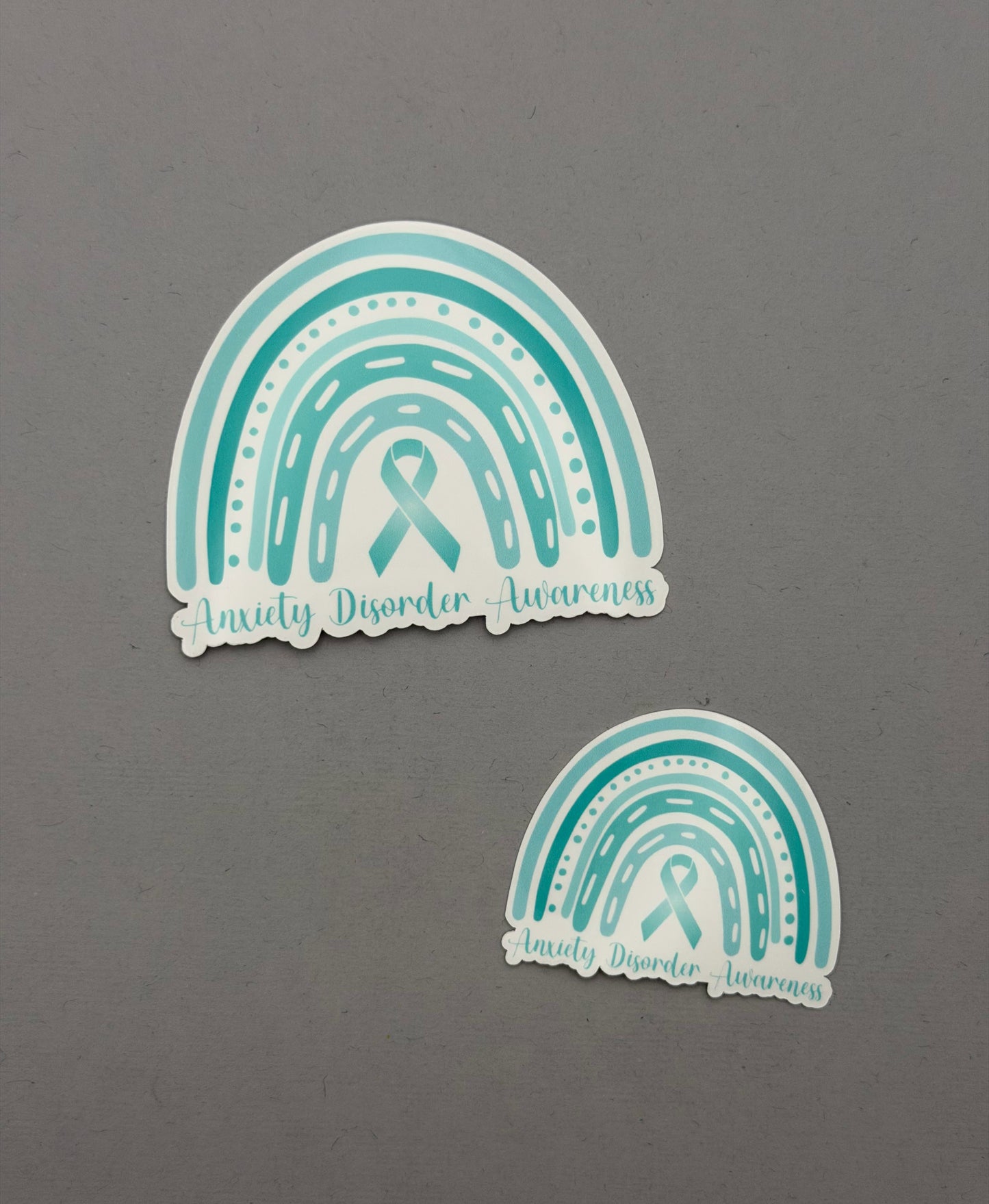 Anxiety Disorder Awareness Rainbow Sticker or Magnet