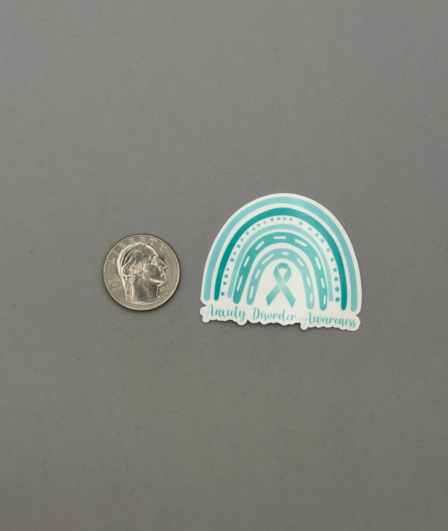 Anxiety Disorder Awareness Rainbow Sticker or Magnet