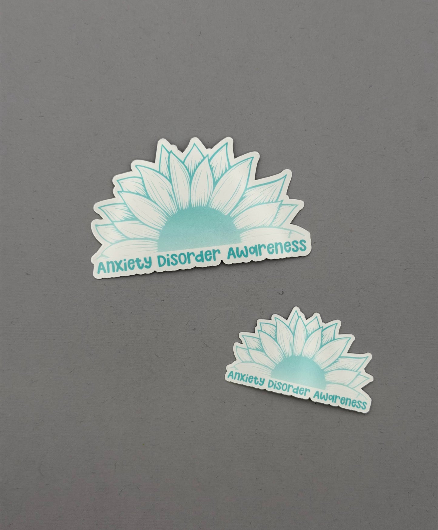 Anxiety Disorder Awareness Sunflower Sticker or Magnet