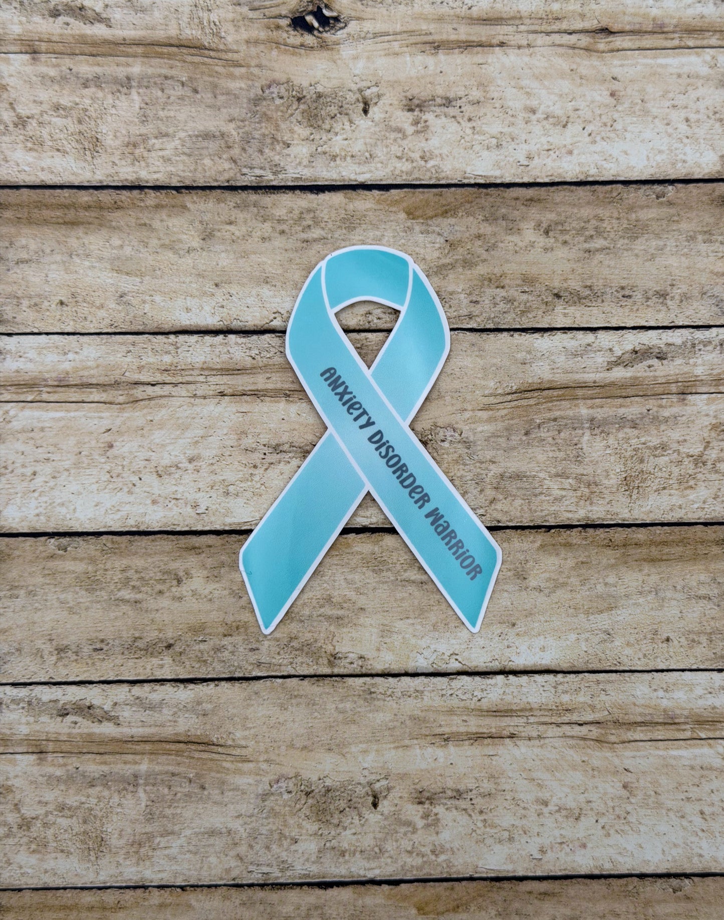 Anxiety Disorder Warrior Ribbon Sticker or Magnet