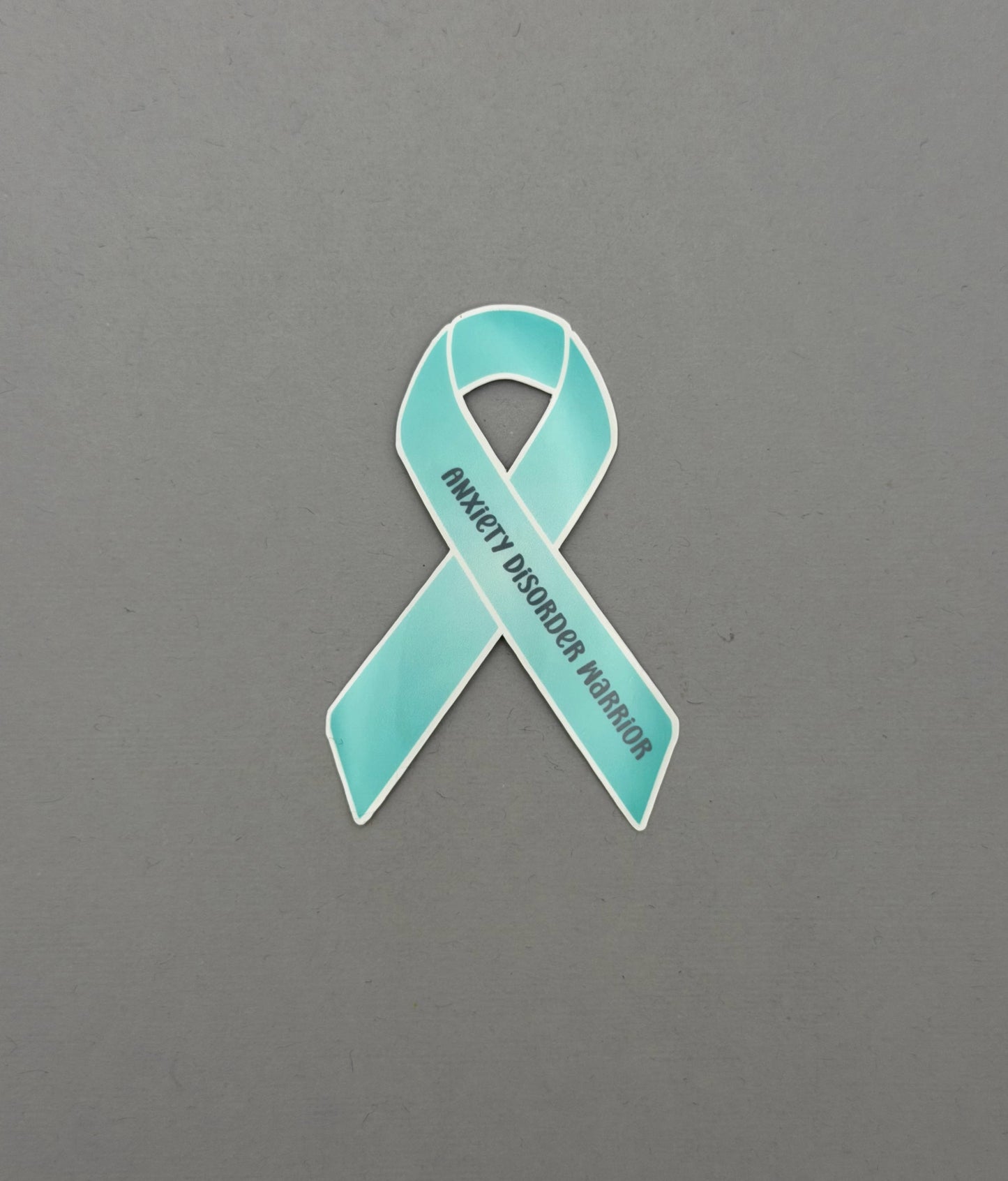 Anxiety Disorder Warrior Ribbon Sticker or Magnet