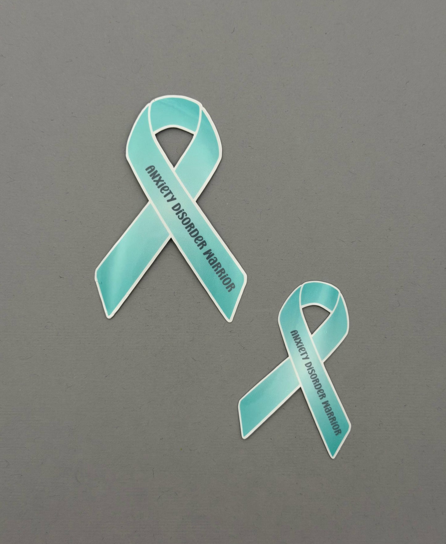 Anxiety Disorder Warrior Ribbon Sticker or Magnet