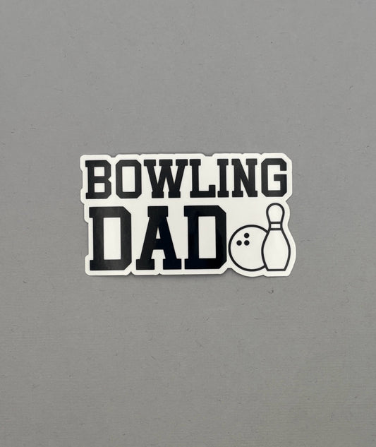 Bowling Dad Sticker