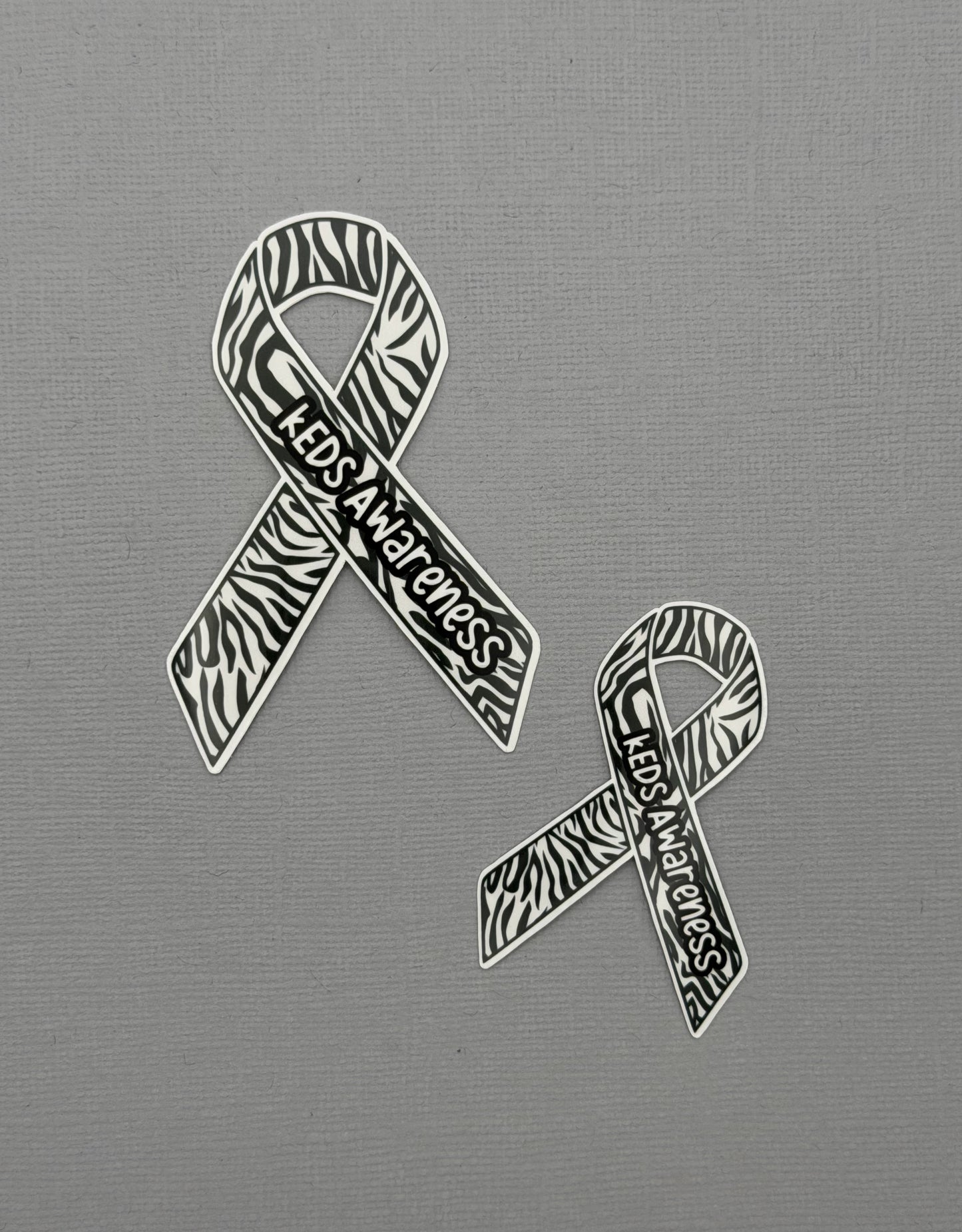 kEDS Awareness Ribbon Sticker or Magnet |  kyphoscoliotic Ehlers-Danlos Syndrome