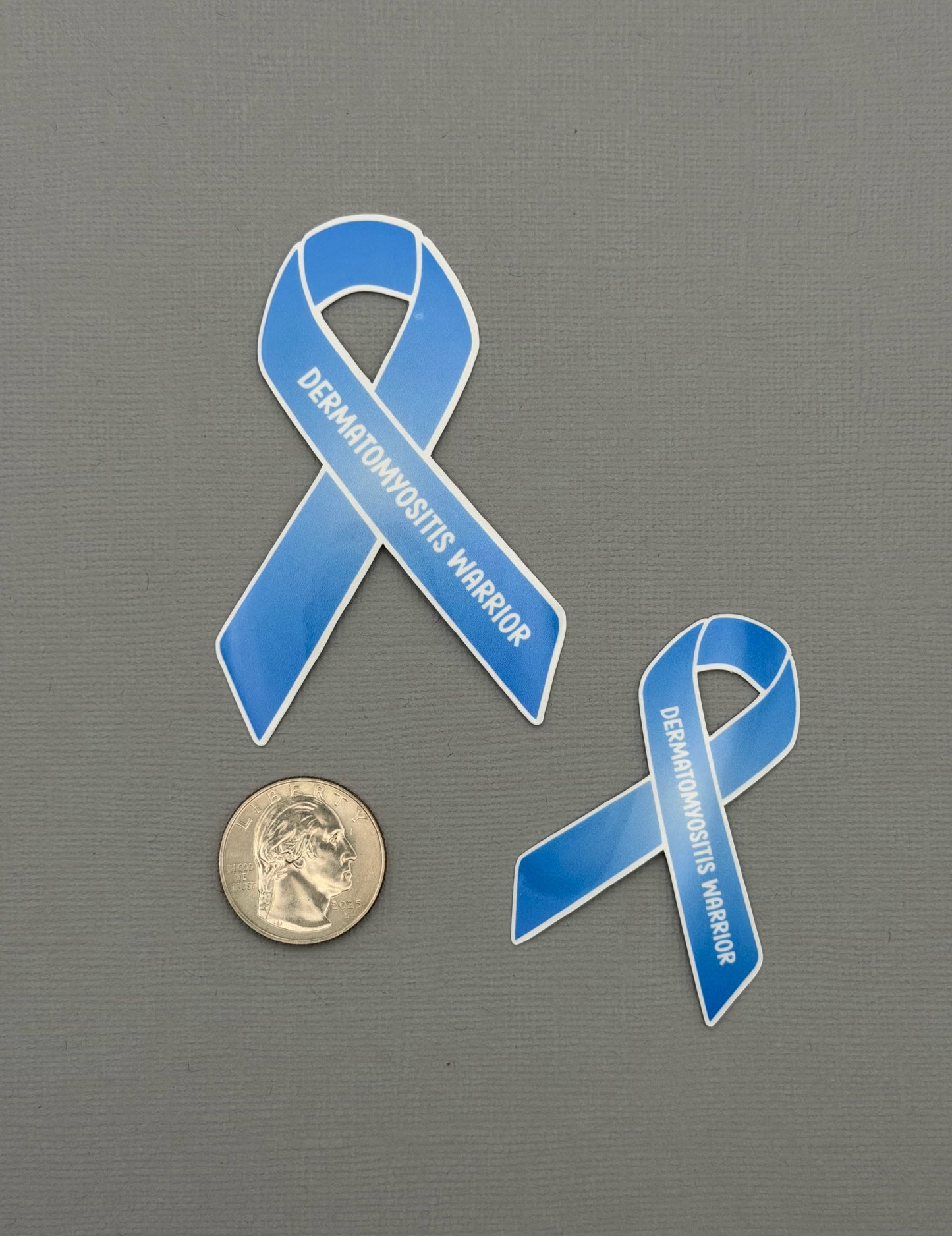 Dermatomyositis Warrior Ribbon Sticker or Magnet