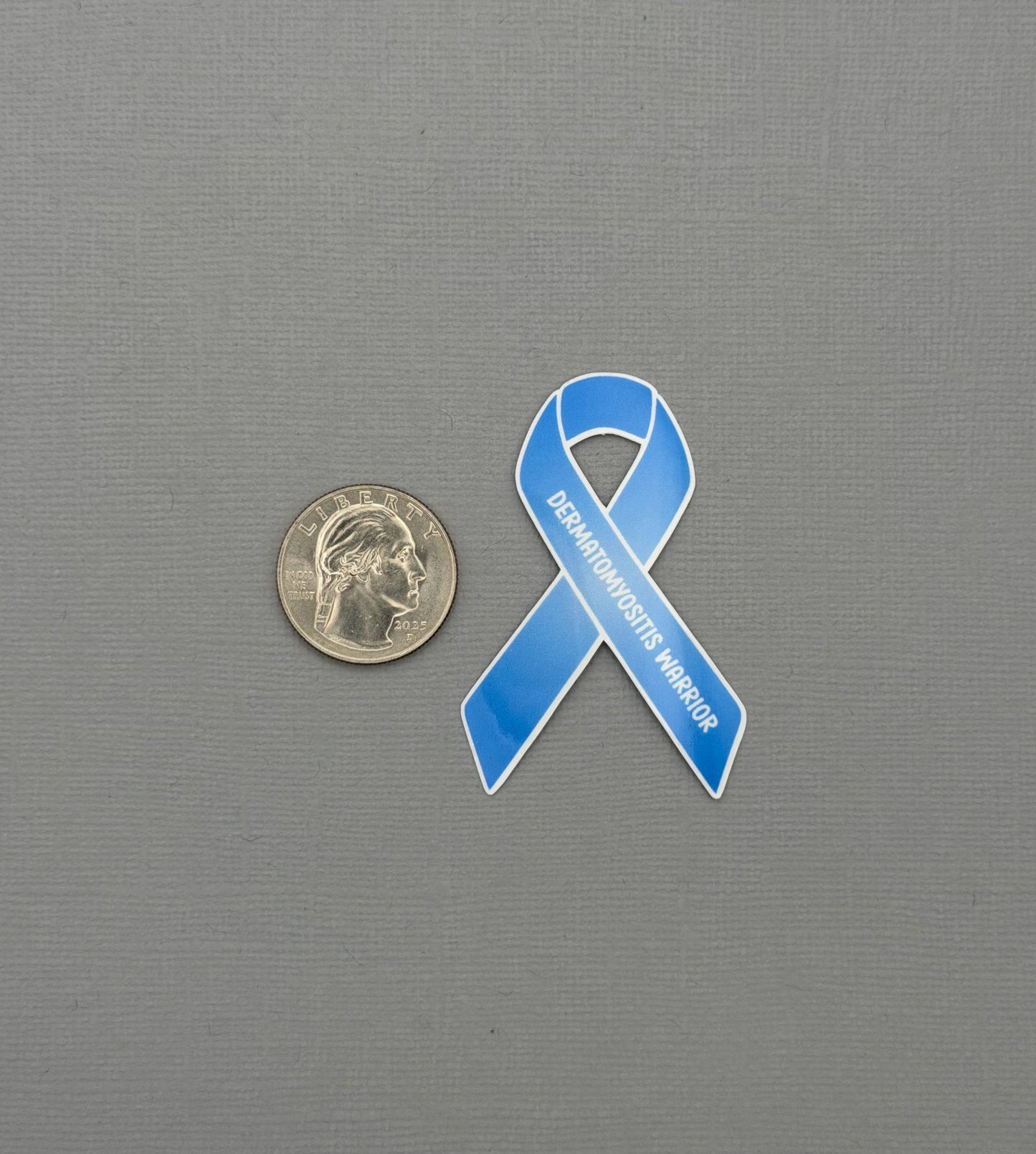 Dermatomyositis Warrior Ribbon Sticker or Magnet
