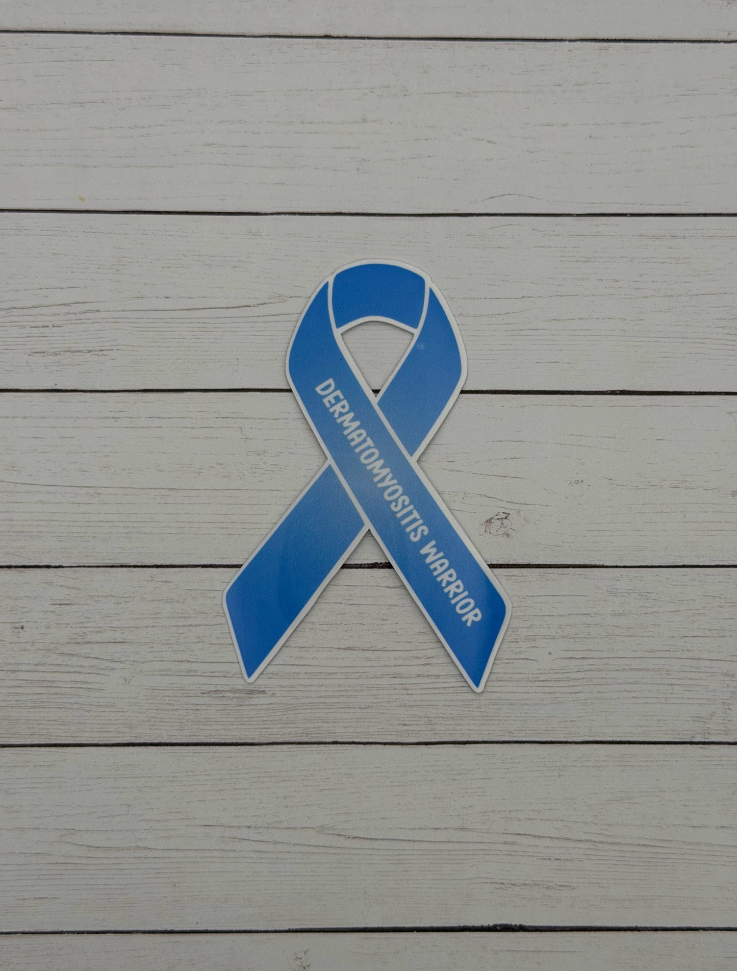 Dermatomyositis Warrior Ribbon Sticker or Magnet