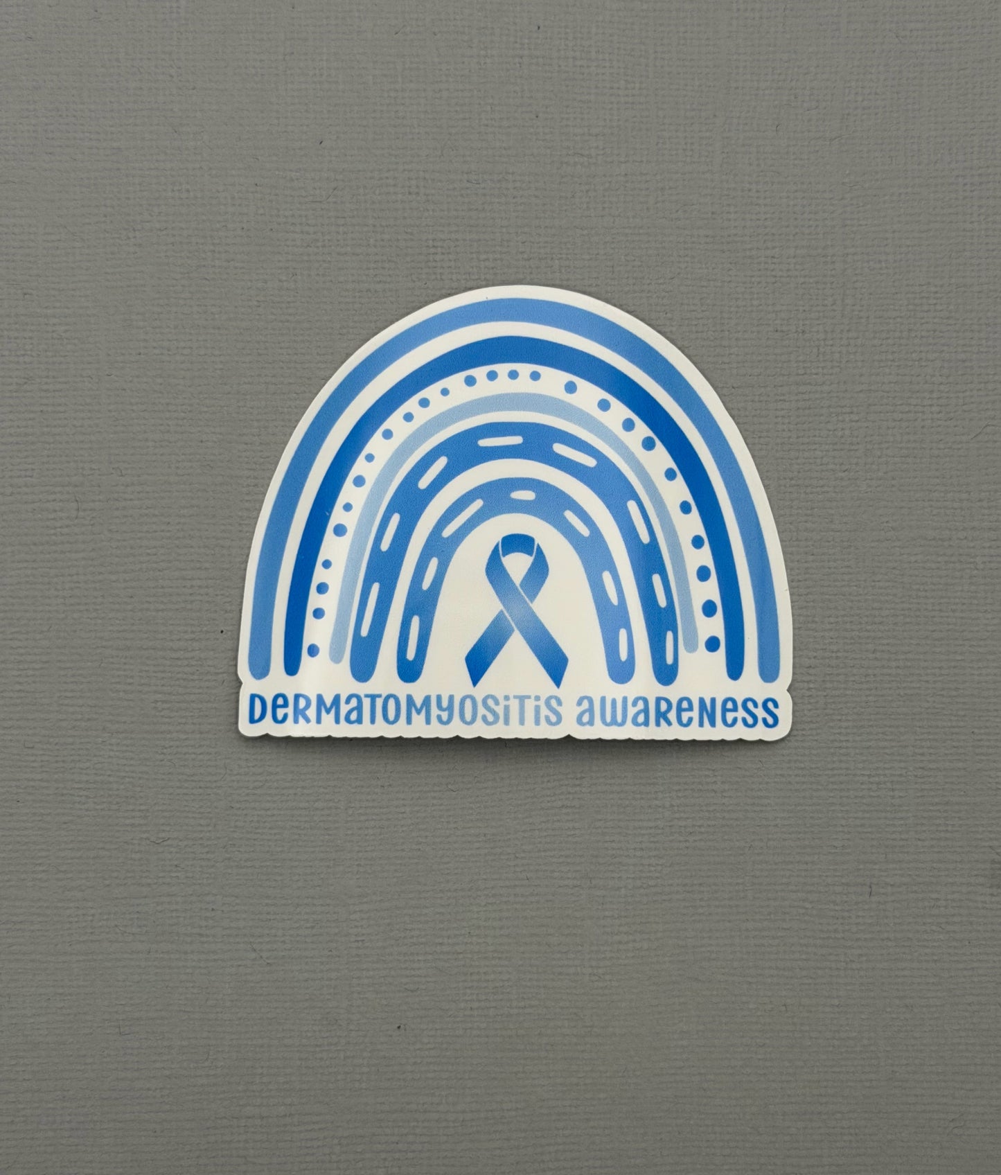Dermatomyositis Awareness Rainbow Sticker or Magnet