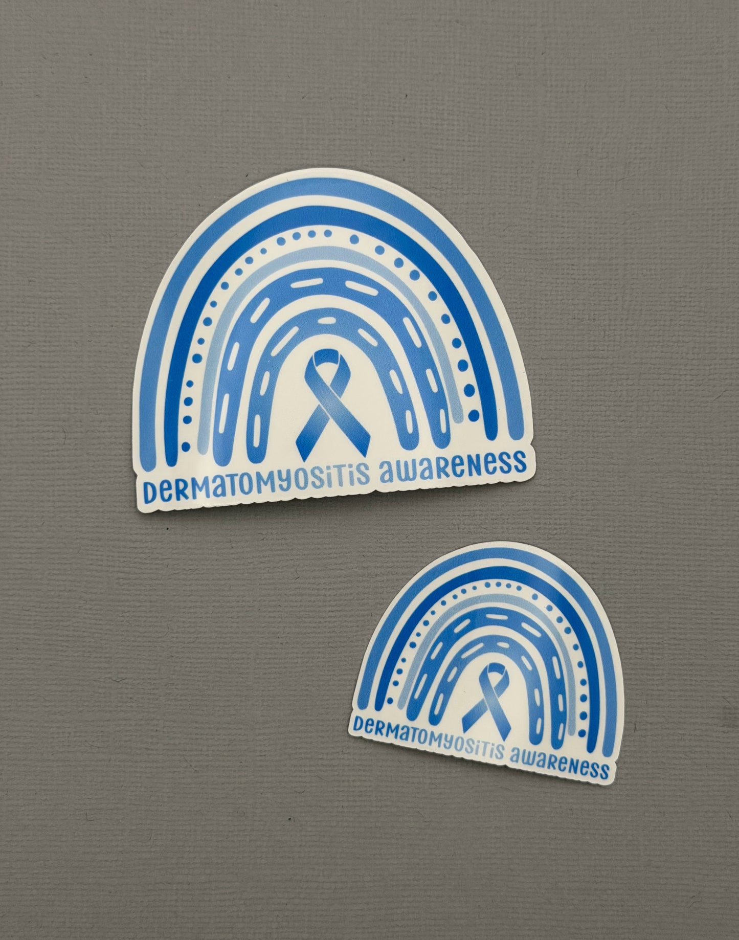 Dermatomyositis Awareness Rainbow Sticker or Magnet