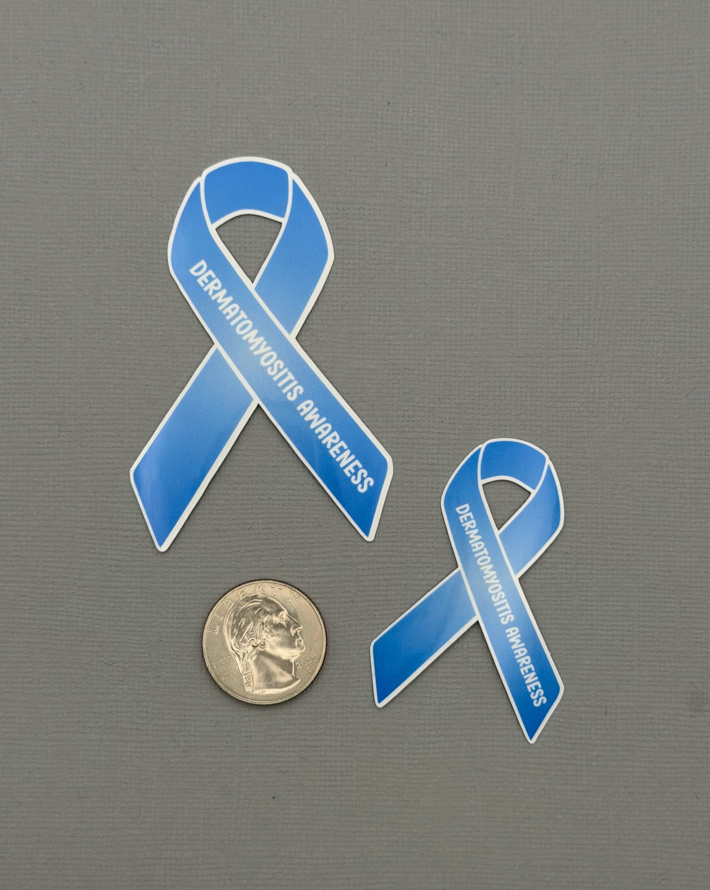 Dermatomyositis Awareness Ribbon Sticker or Magnet