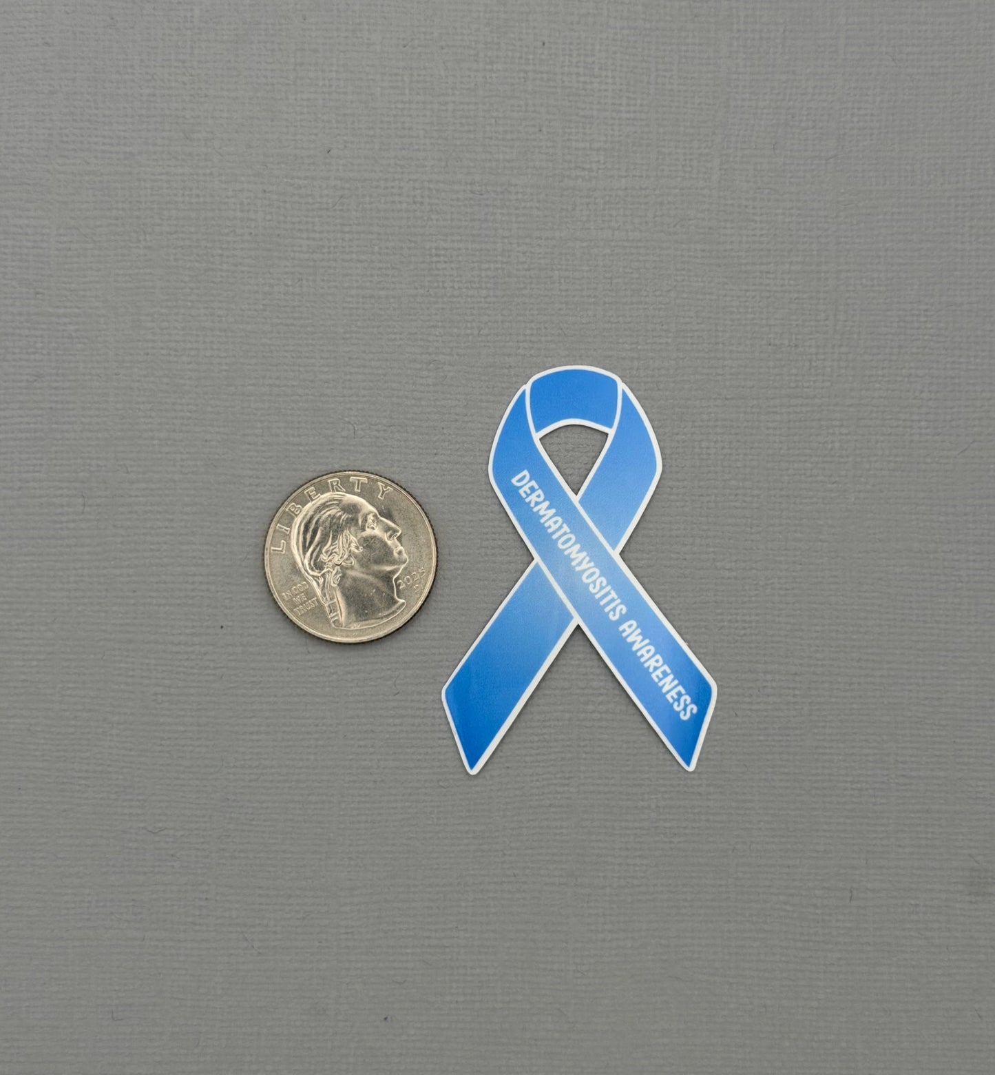 Dermatomyositis Awareness Ribbon Sticker or Magnet