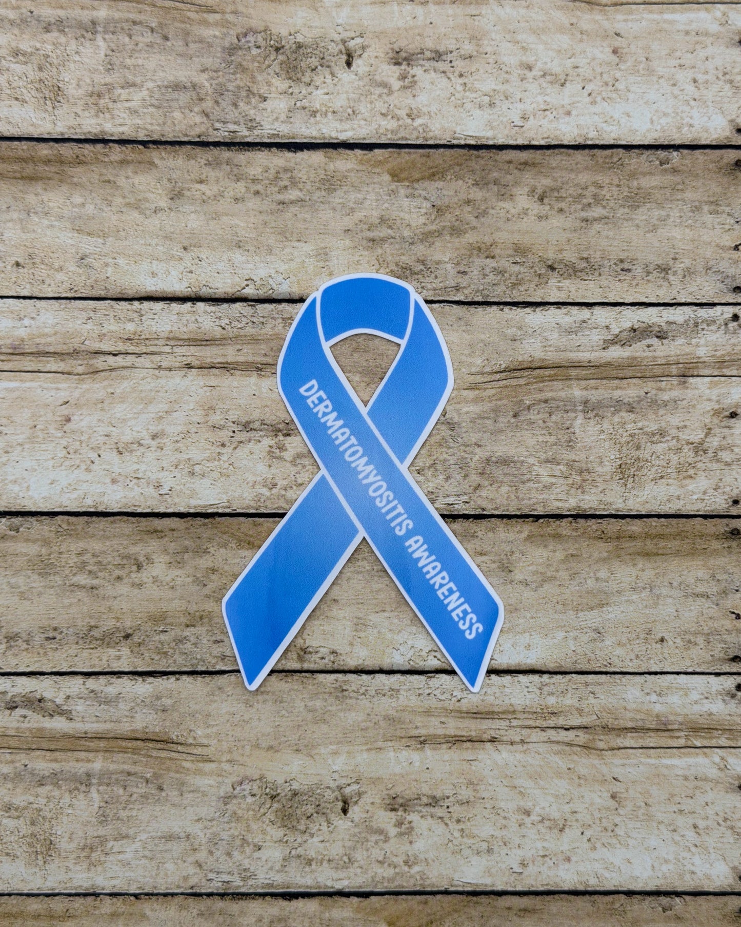 Dermatomyositis Awareness Ribbon Sticker or Magnet
