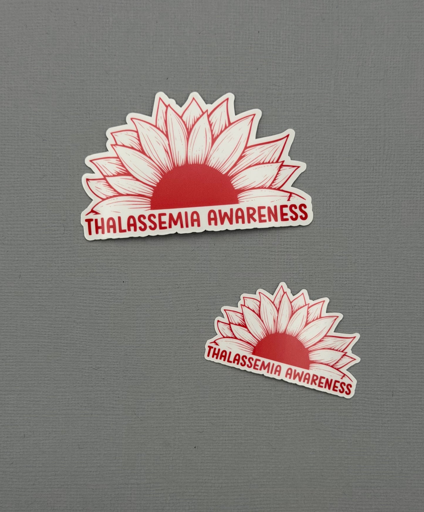 Thalassemia Awareness Sunflower Sticker or Magnet
