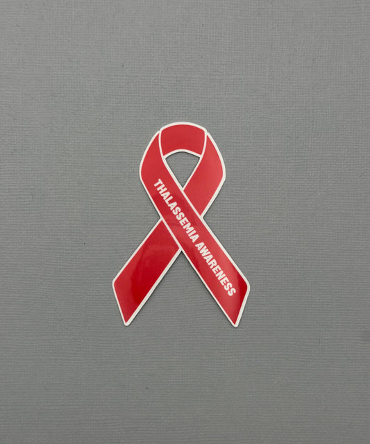 Thalassemia Awareness Ribbon Sticker or Magnet
