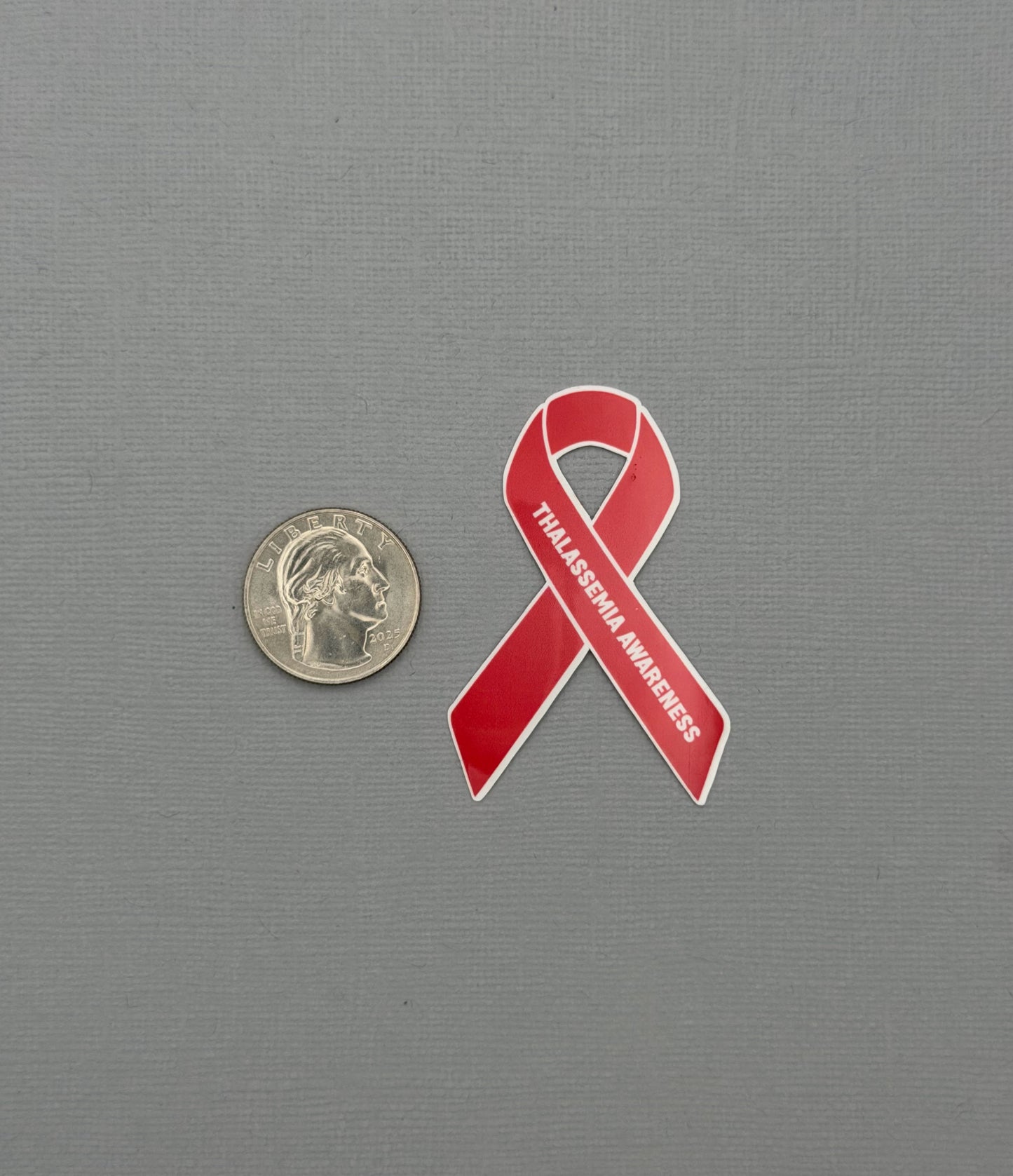 Thalassemia Awareness Ribbon Sticker or Magnet
