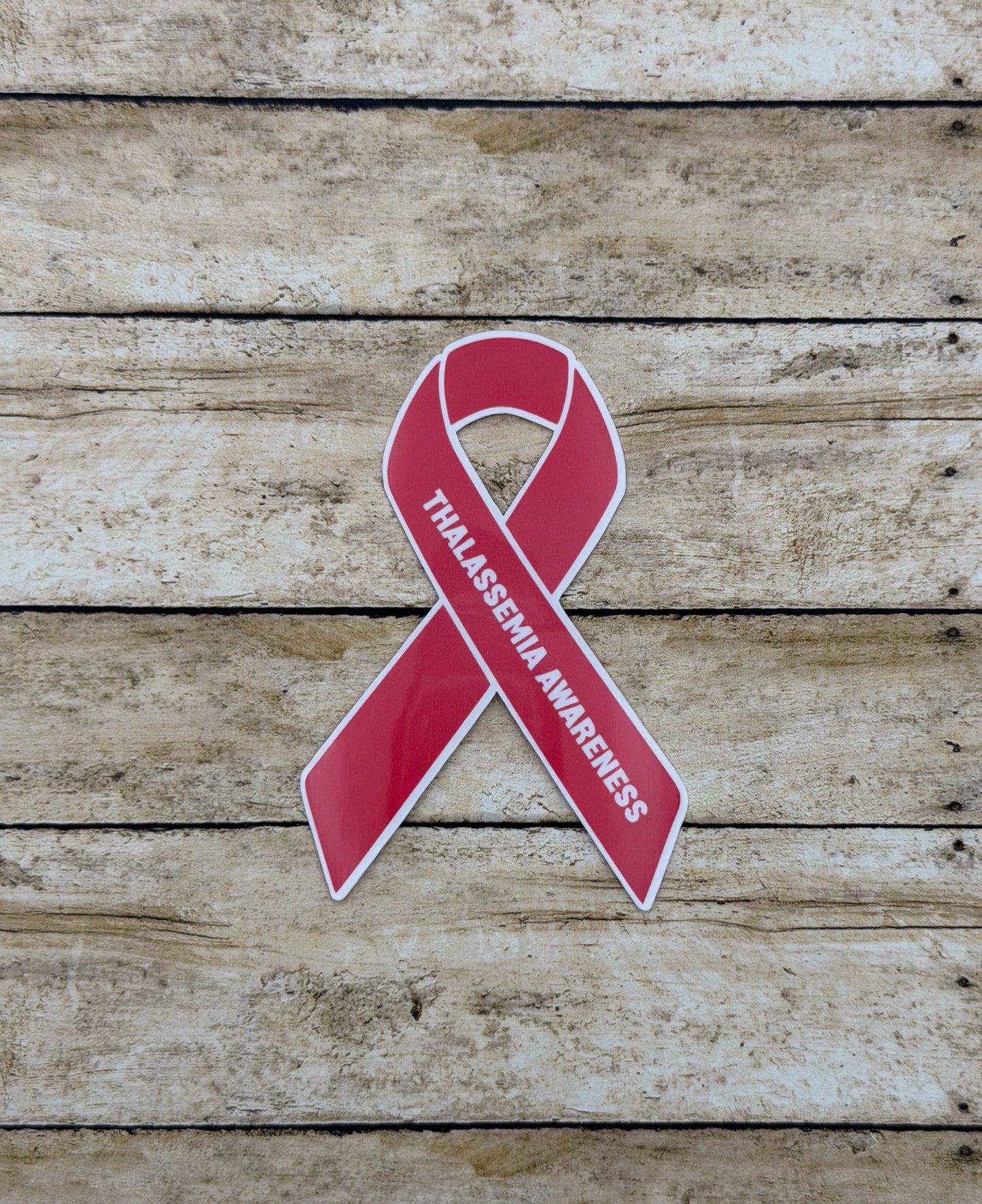 Thalassemia Awareness Ribbon Sticker or Magnet