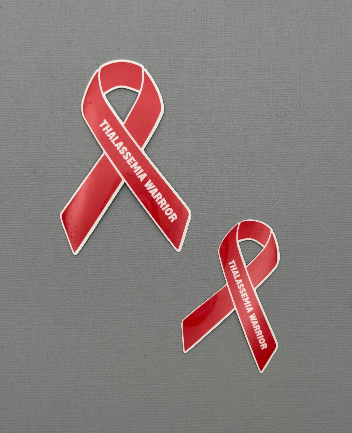 Thalassemia Warrior Ribbon Sticker or Magnet