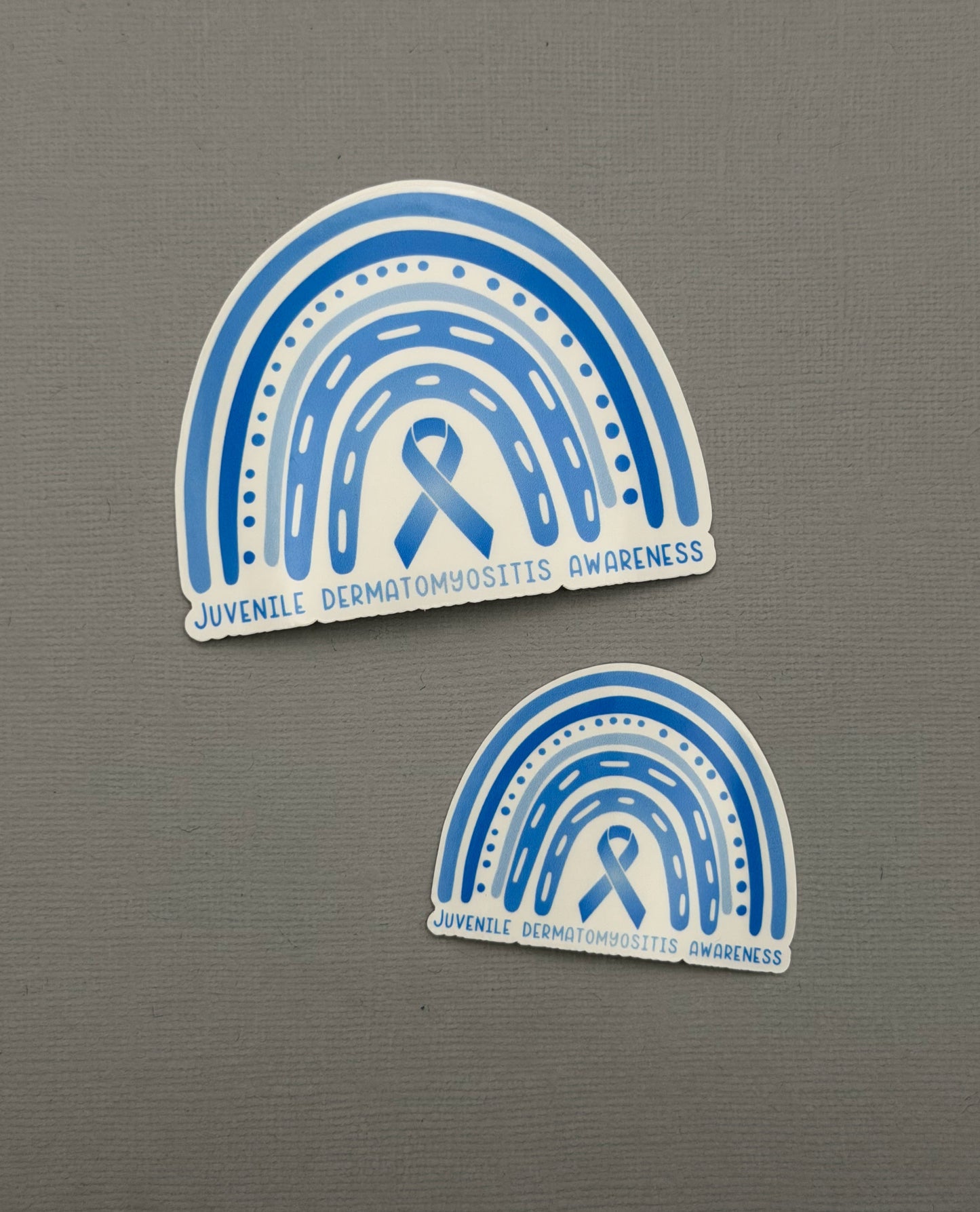 Juvenile Dermatomyositis Awareness Rainbow Sticker or Magnet