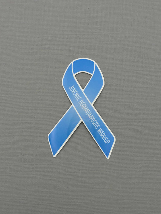 Juvenile Dermatomyositis Warrior Ribbon Sticker or Magnet