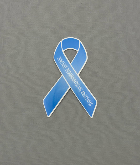 Juvenile Dermatomyositis Awareness Ribbon Sticker or Magnet