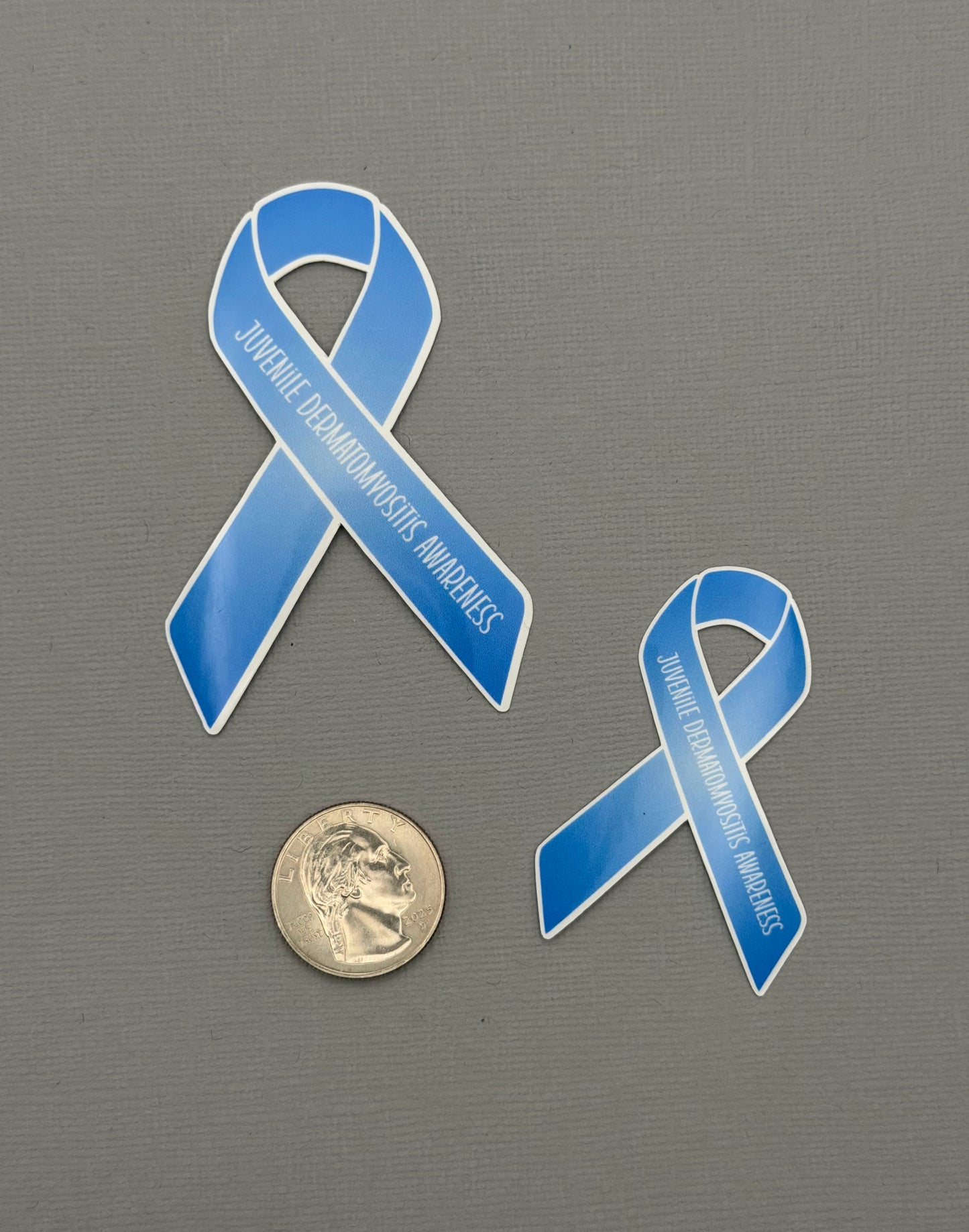 Juvenile Dermatomyositis Awareness Ribbon Sticker or Magnet