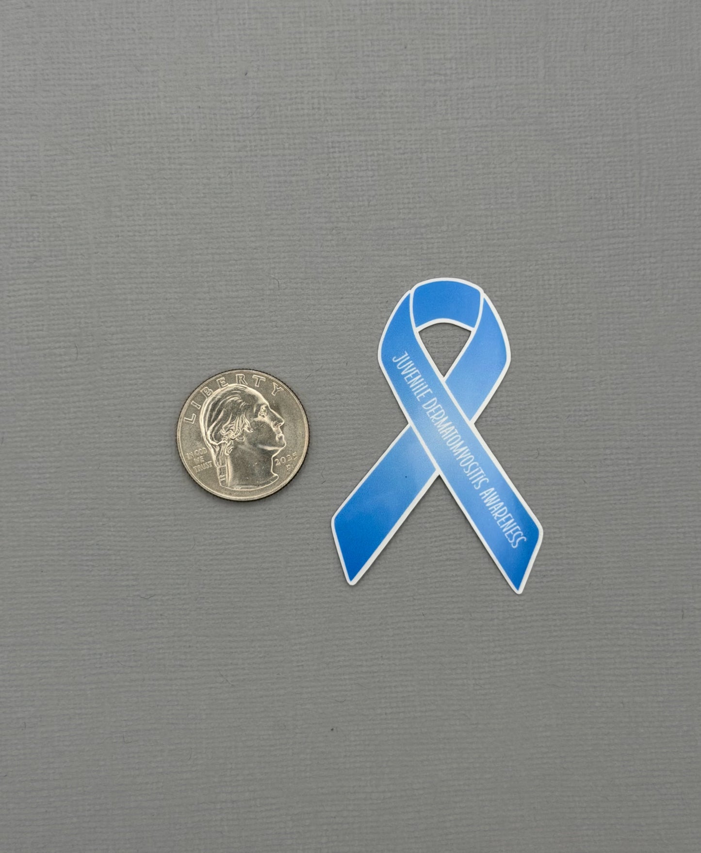 Juvenile Dermatomyositis Awareness Ribbon Sticker or Magnet