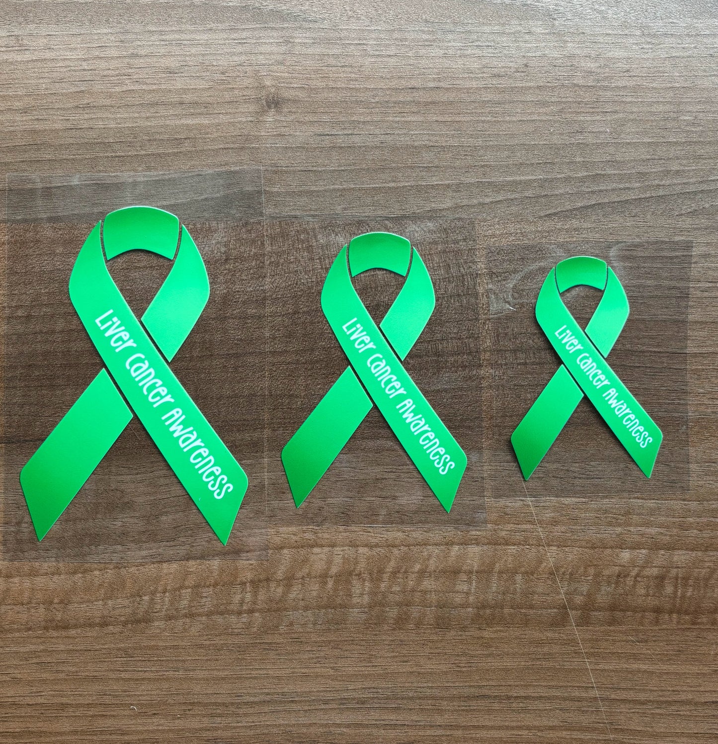 Liver Cancer Awareness Ribbon Car Decal