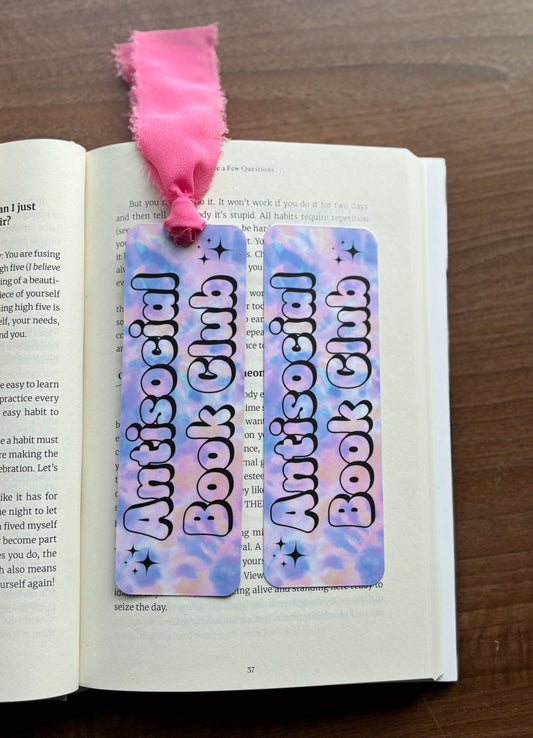 Antisocial Book Club Bookmark