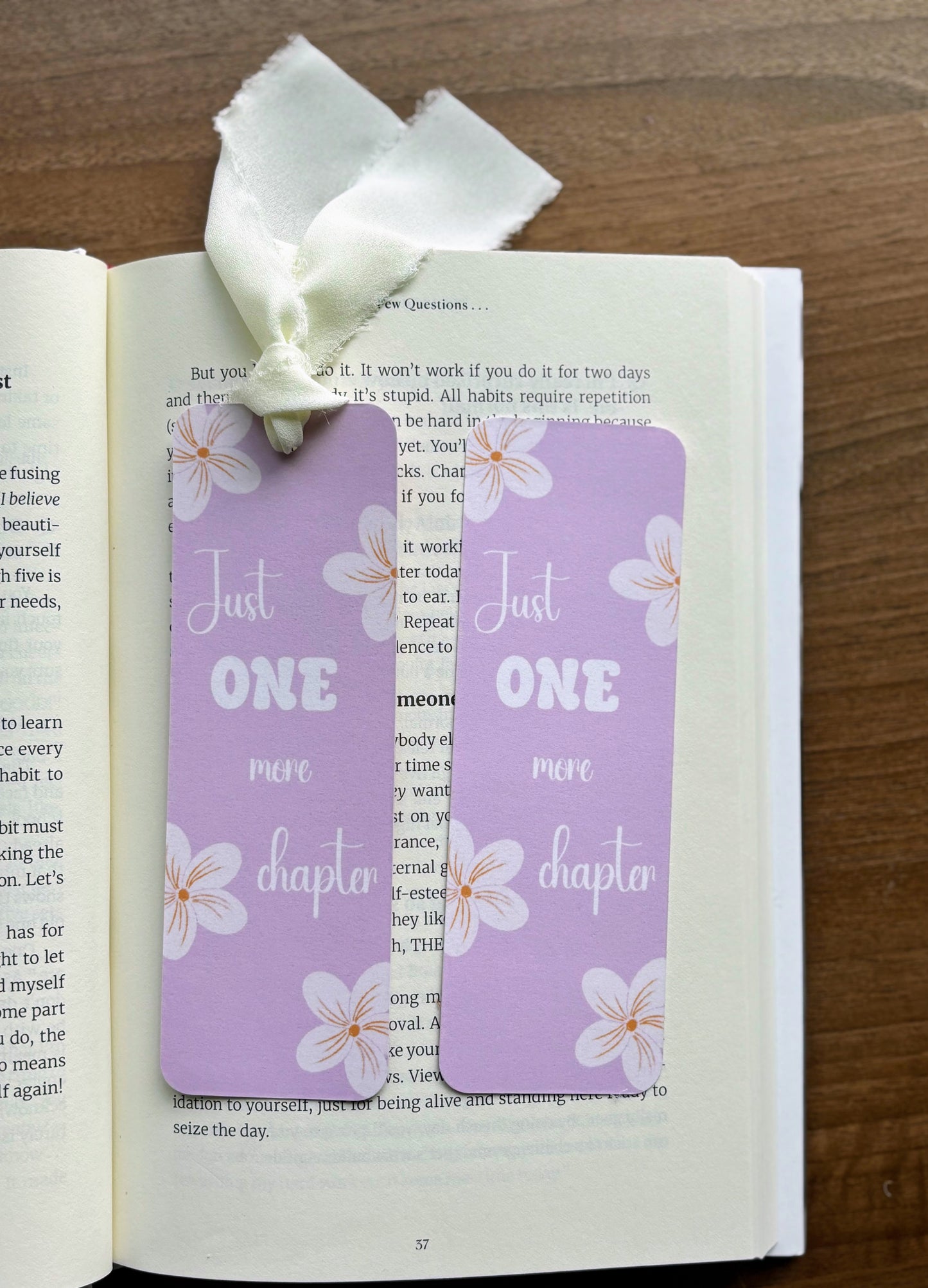 Just One More Chapter Bookmark