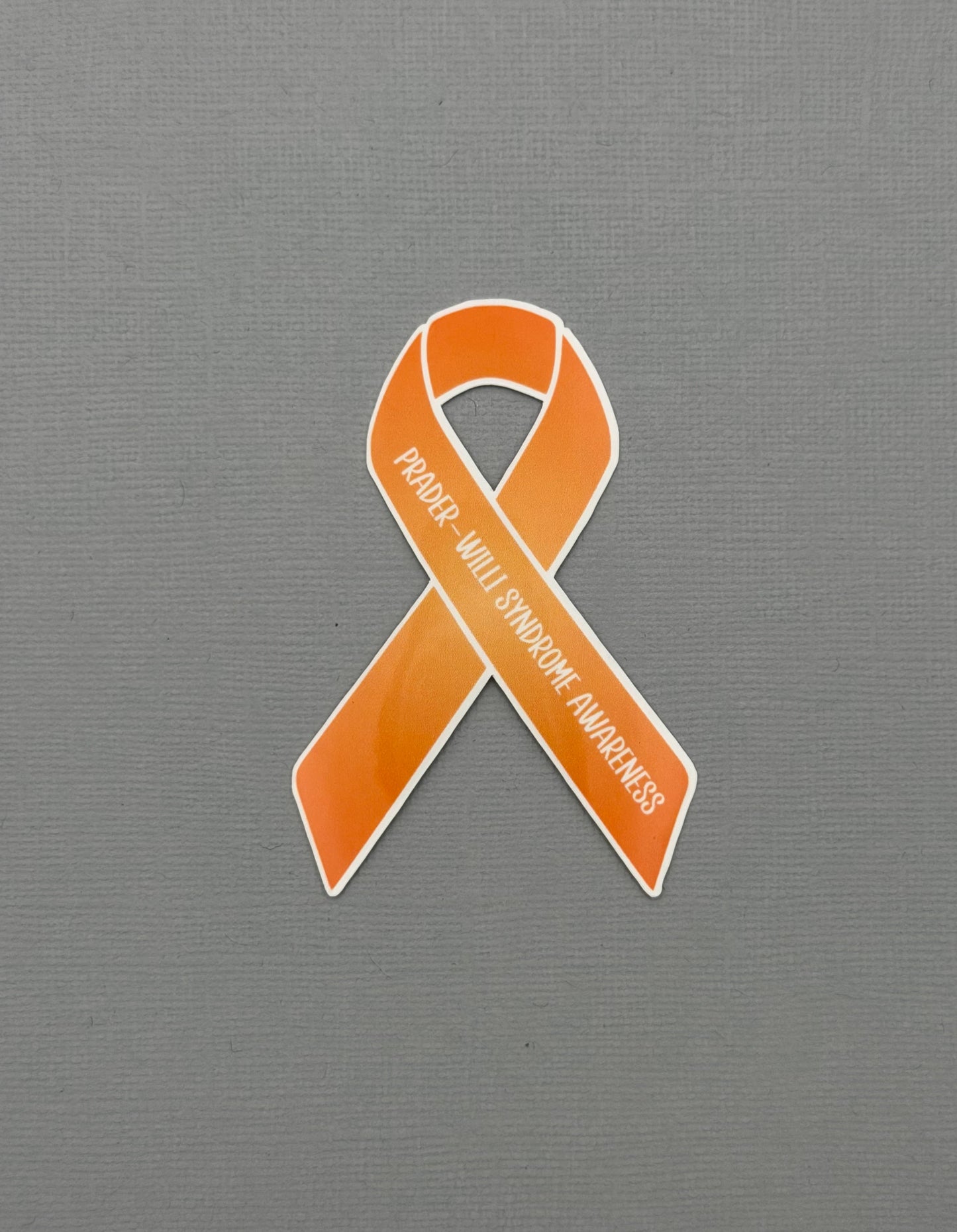 Prader–Willi Syndrome Awareness Ribbon Sticker or Magnet