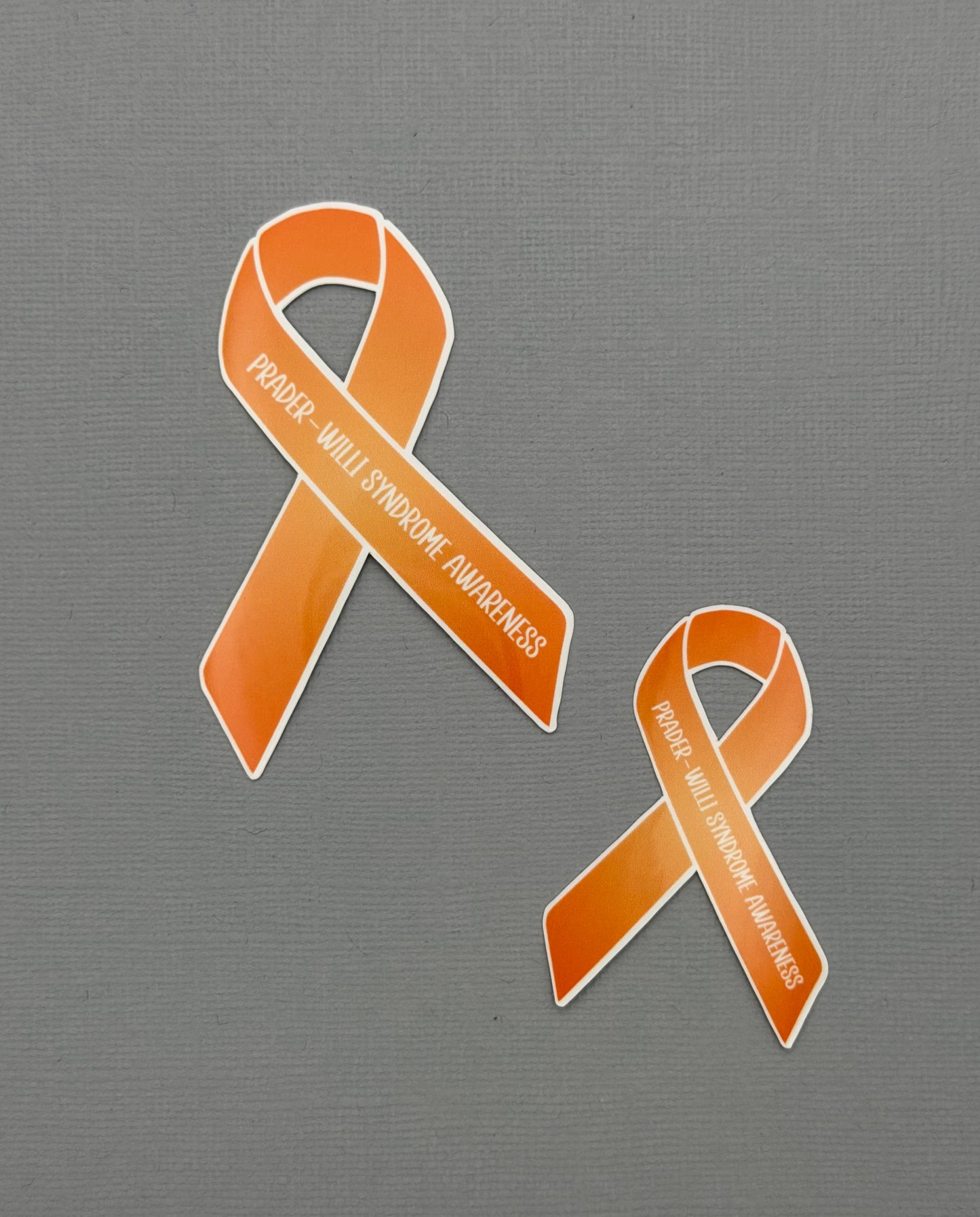 Prader–Willi Syndrome Awareness Ribbon Sticker or Magnet