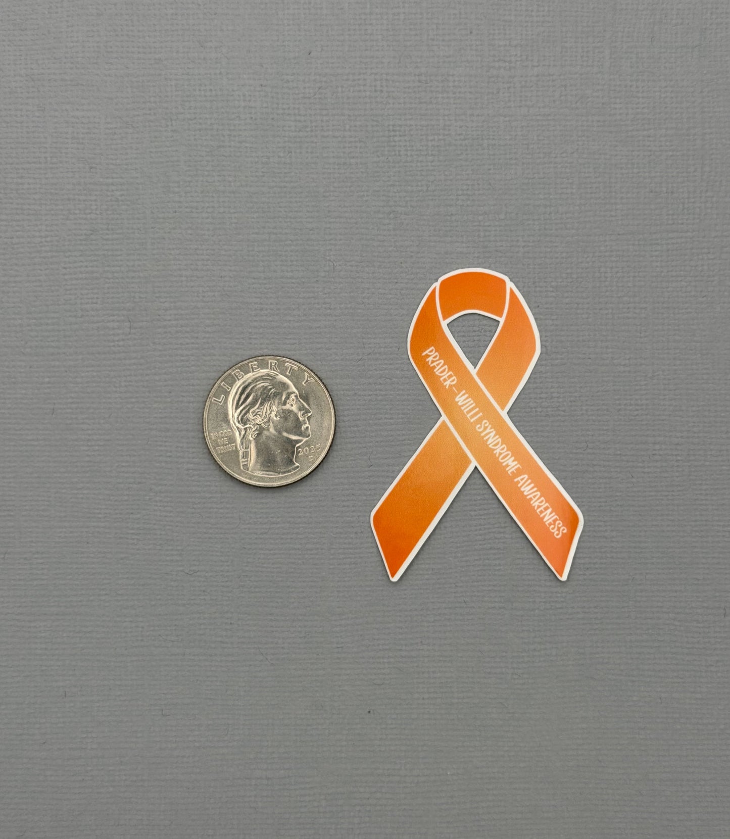 Prader–Willi Syndrome Awareness Ribbon Sticker or Magnet