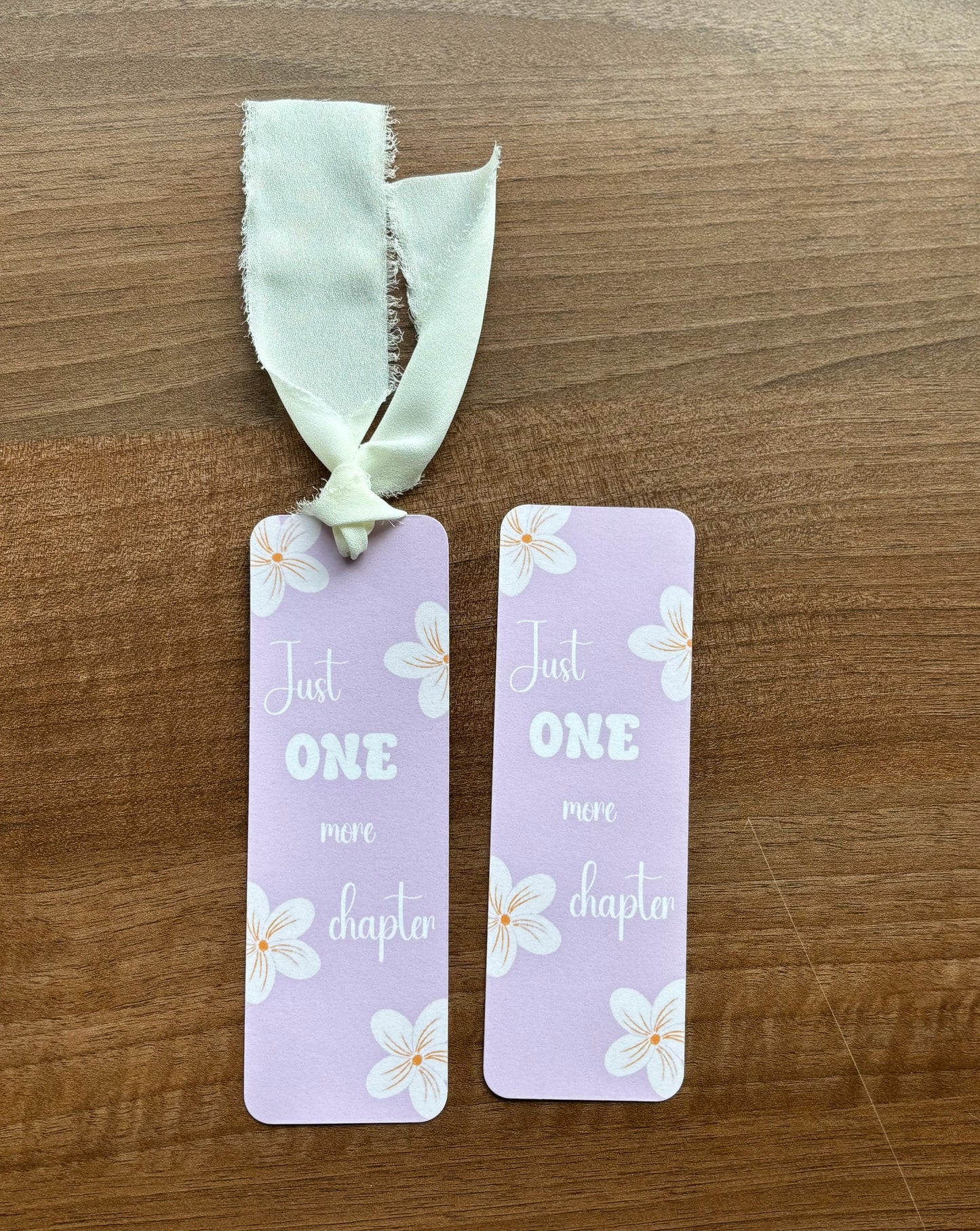 Just One More Chapter Bookmark