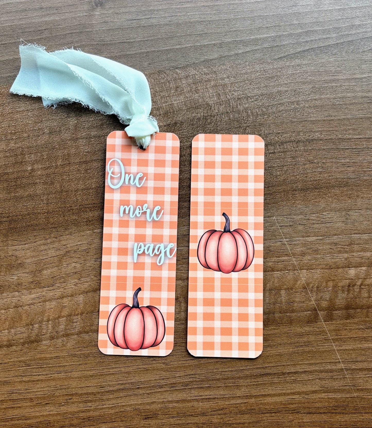 One more Page Pumpkin Bookmark
