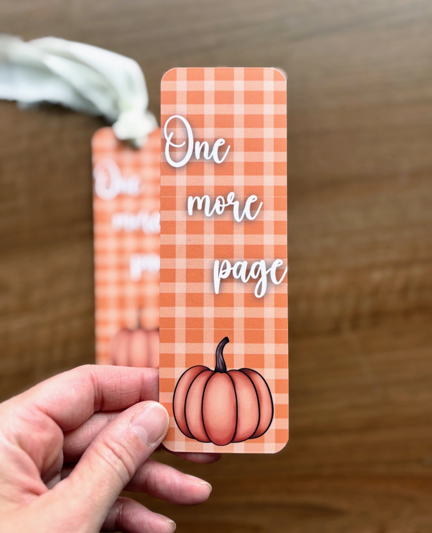 One more Page Pumpkin Bookmark