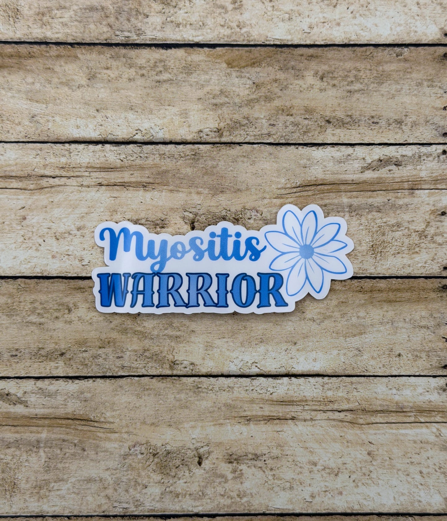 Myositis Warrior Flower Sticker or Magnet